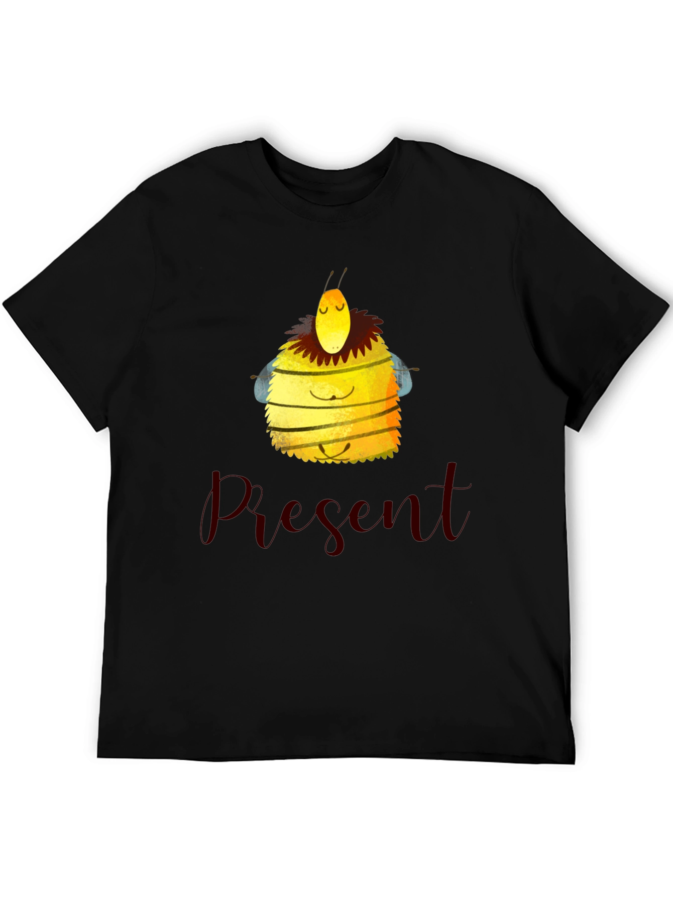 Meditating Bee Graphic Tee - Present Moment Apparel