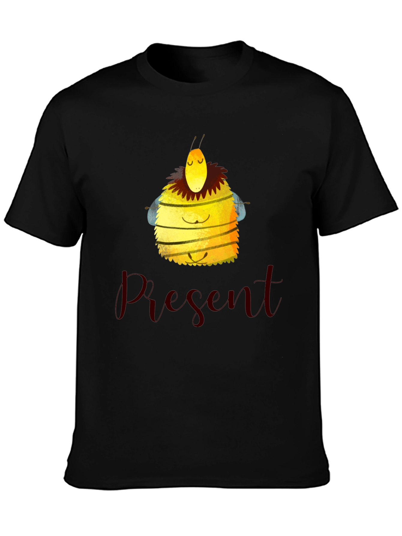 Meditating Bee Graphic Tee - Present Moment Apparel