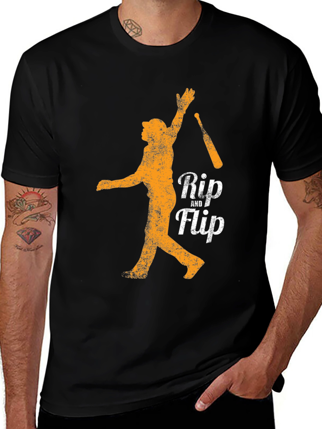 Rip and Flip Baseball T-Shirt