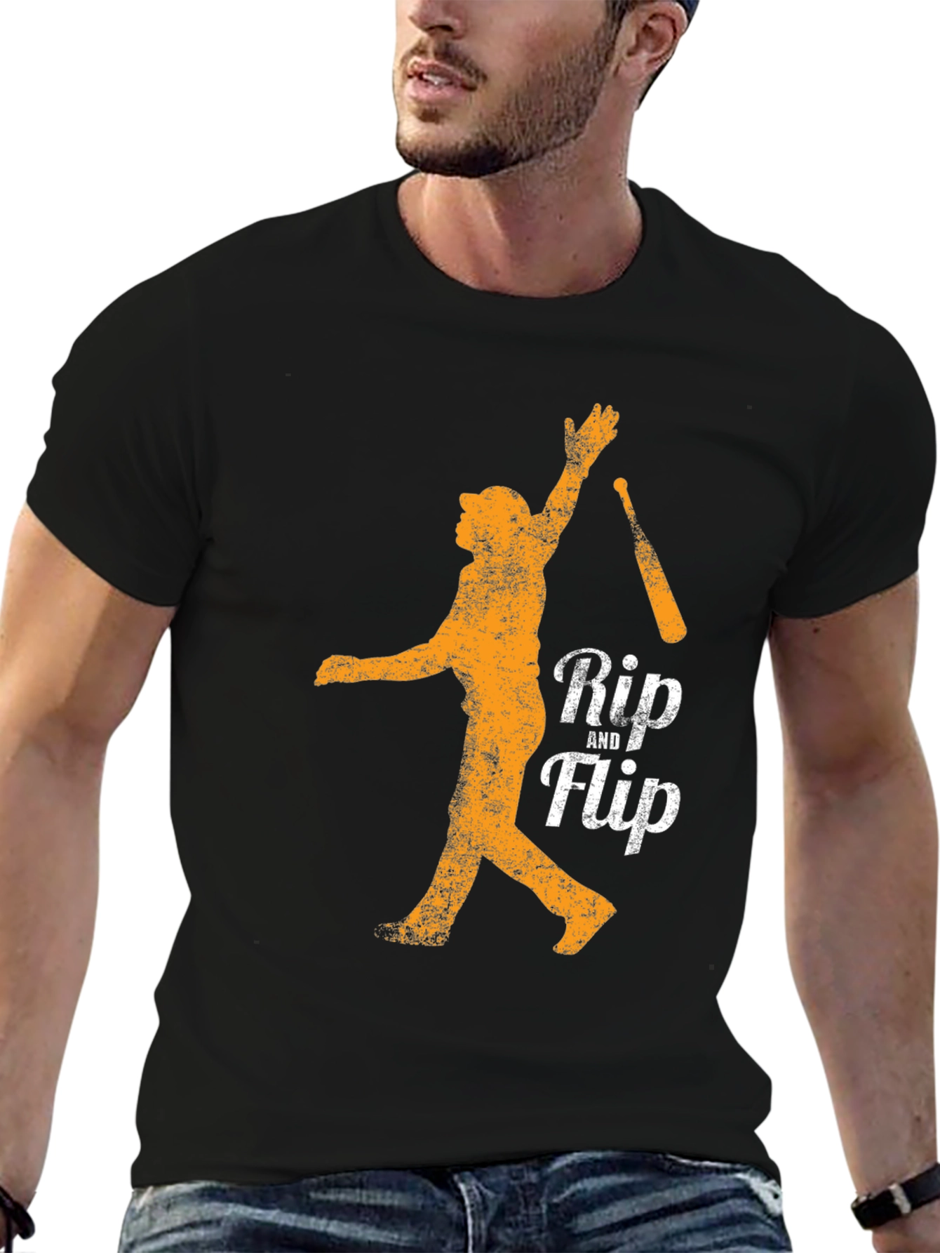 Rip and Flip Baseball T-Shirt
