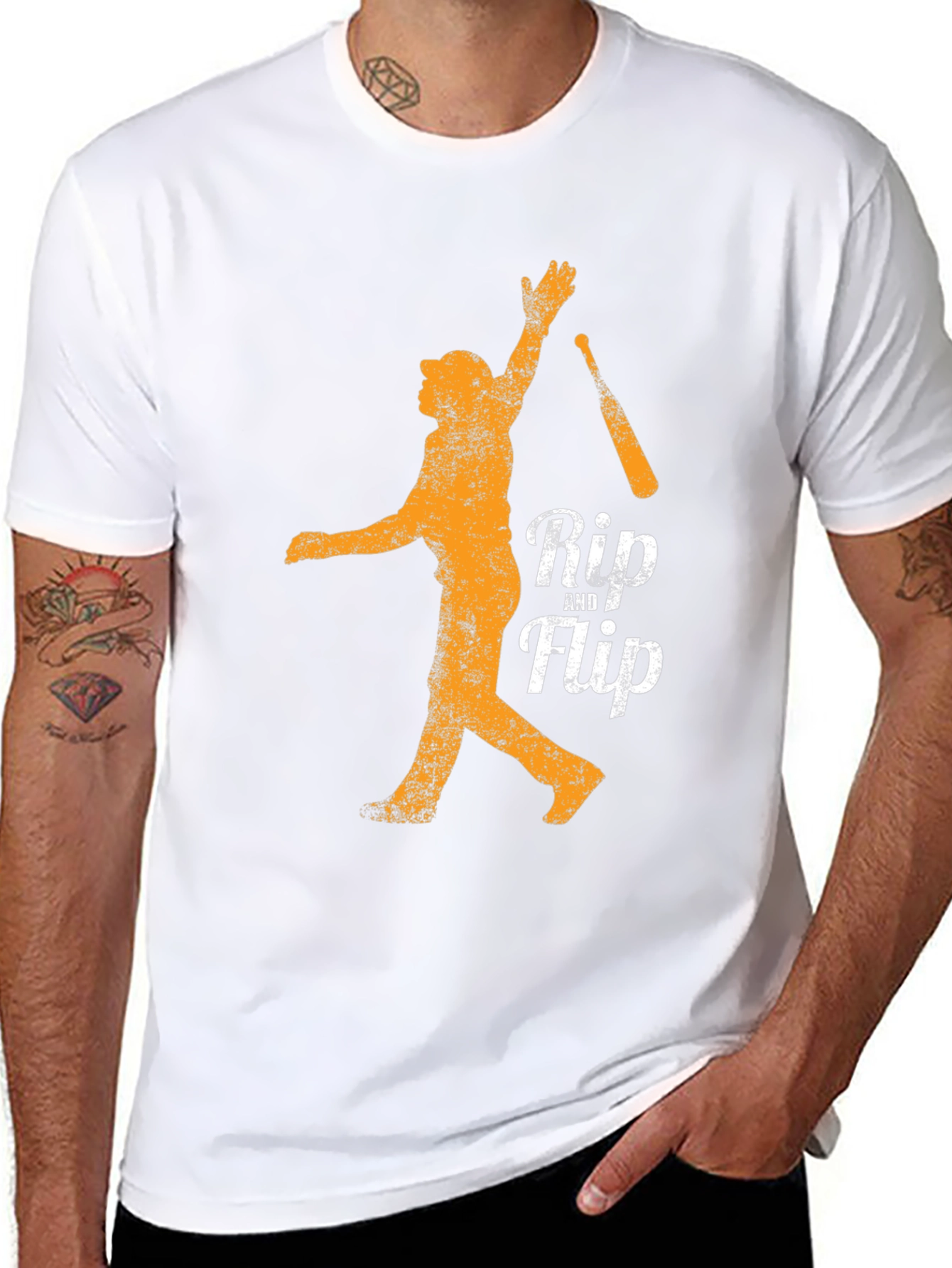 Rip and Flip Baseball T-Shirt