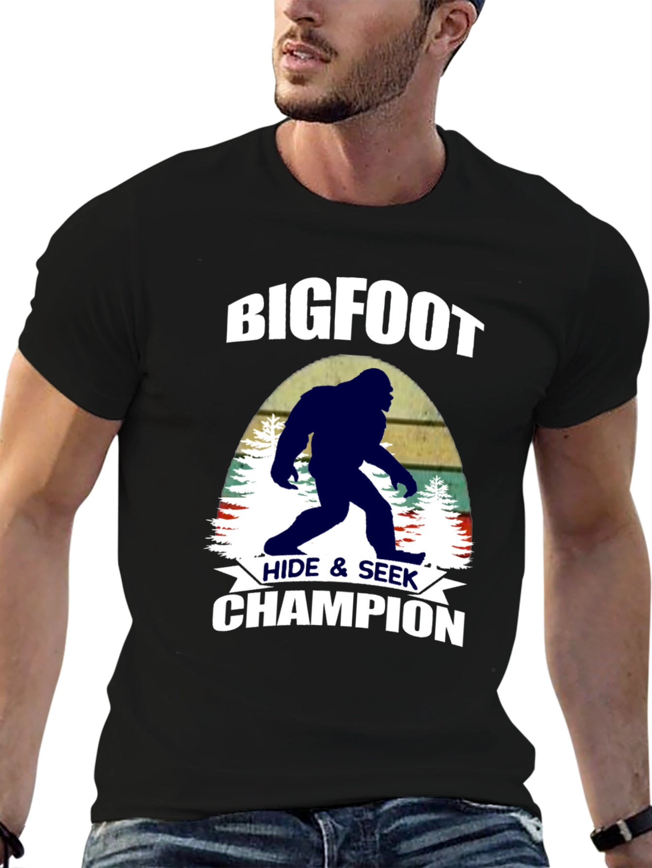 Bigfoot Hide & Seek Champion Graphic Tee