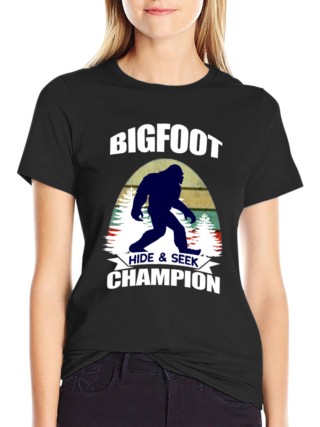Bigfoot Hide & Seek Champion Graphic Tee