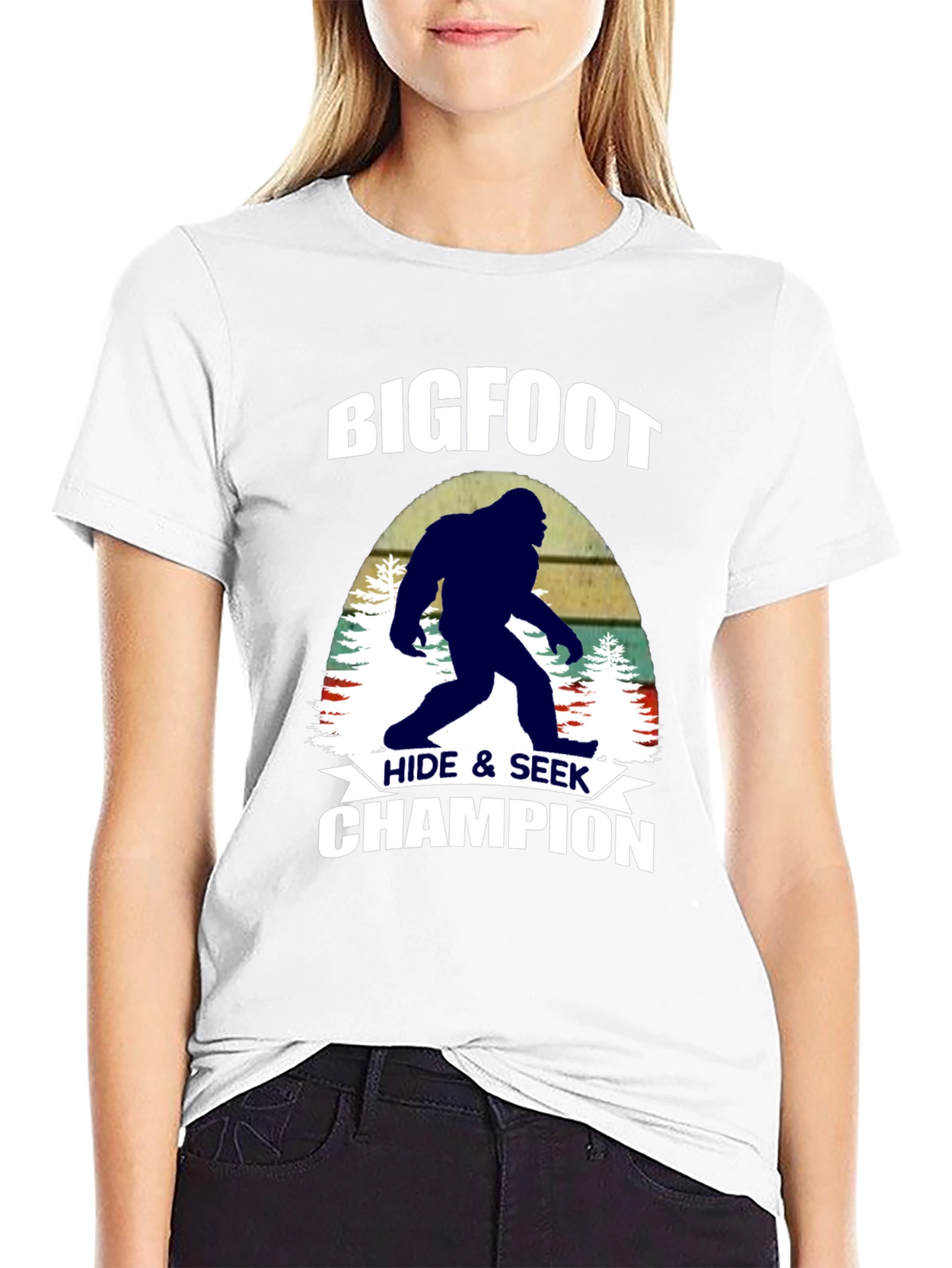 Bigfoot Hide & Seek Champion Graphic Tee