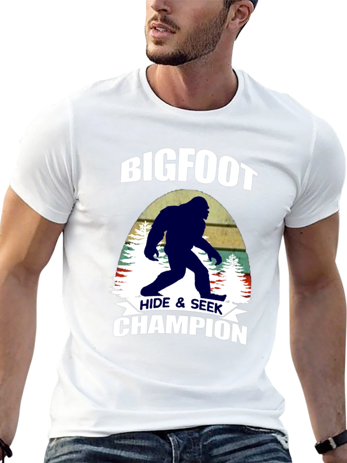Bigfoot Hide & Seek Champion Graphic Tee