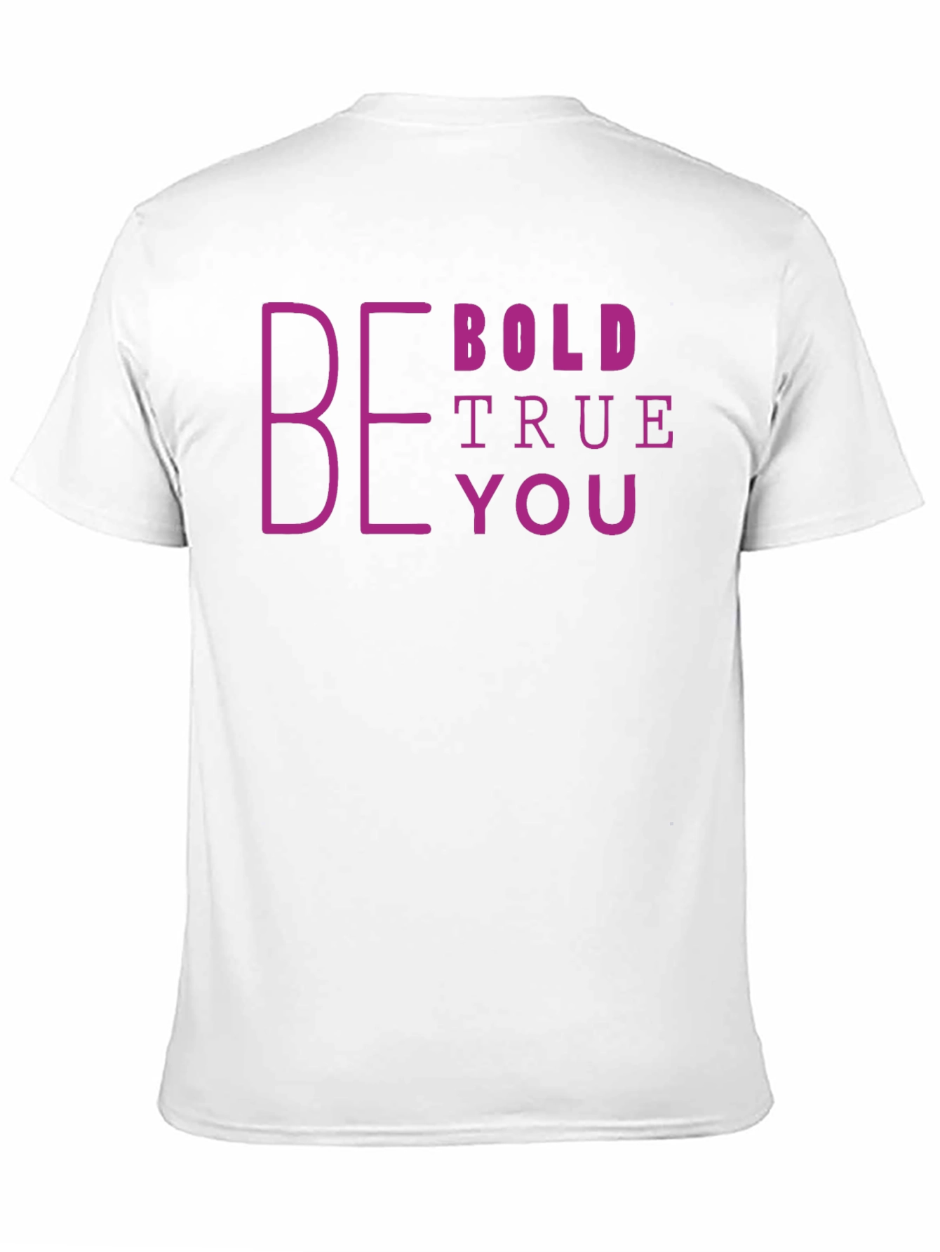 Be Bold True You Graphic Tee - Black