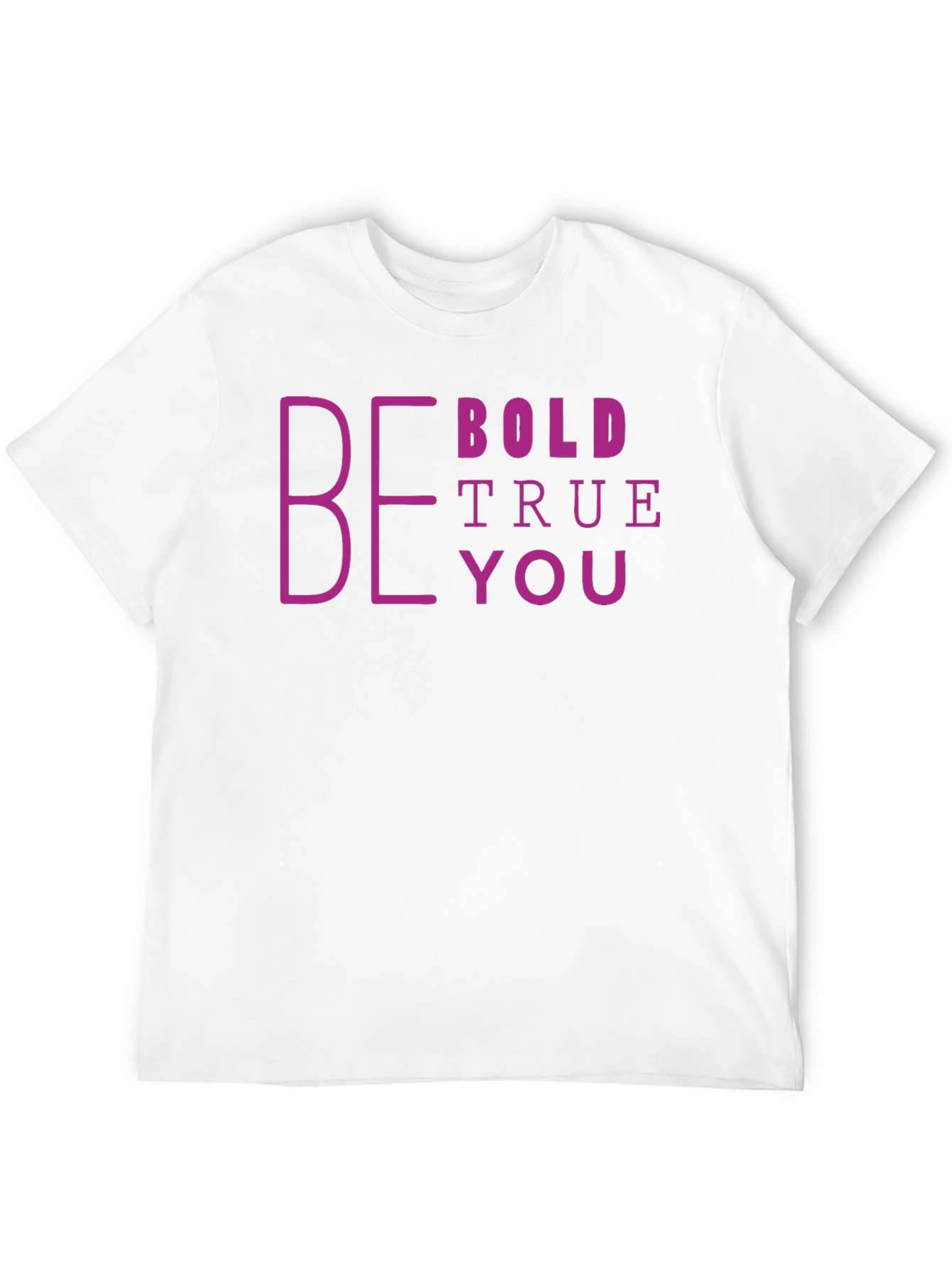 Be Bold True You Graphic Tee - Black