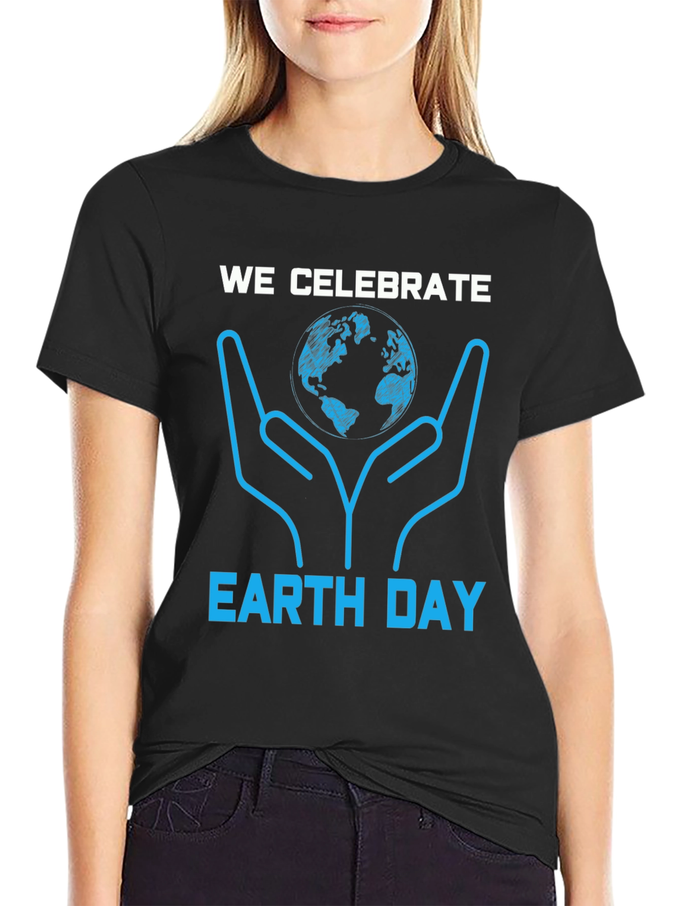 Celebrate Earth Day T-Shirt - Black
