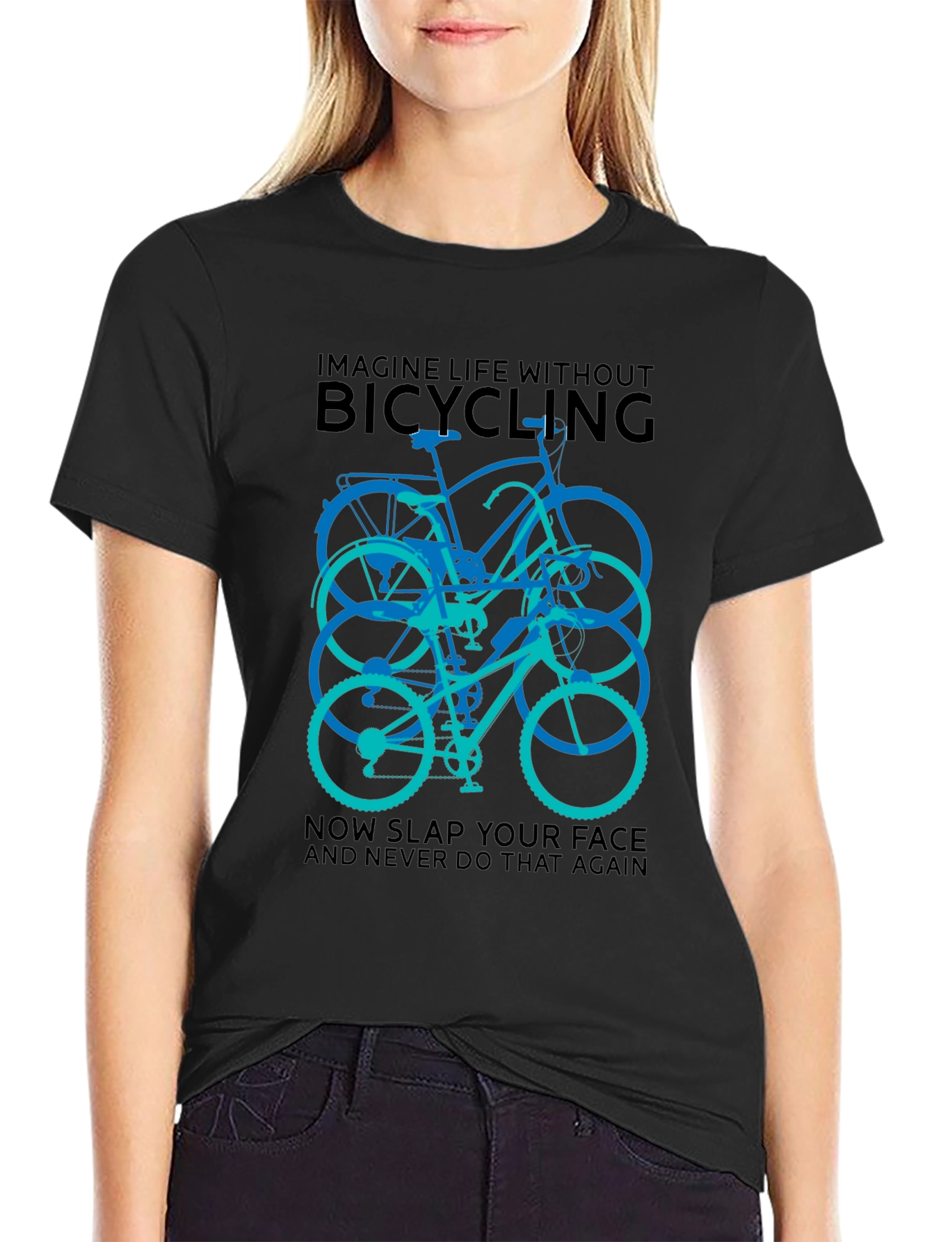 Bicycling Graphic T-Shirt