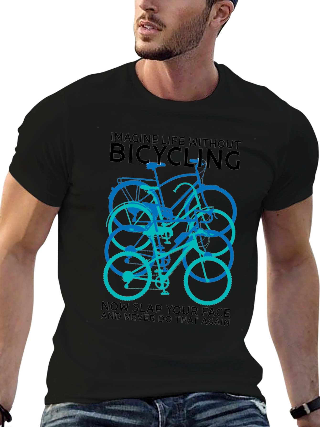 Bicycling Graphic T-Shirt