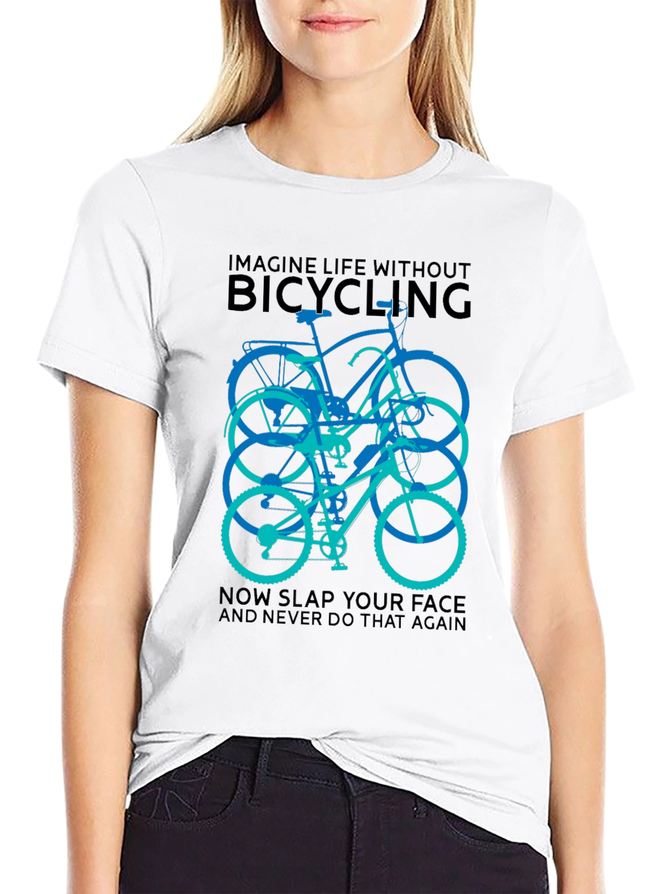Bicycling Graphic T-Shirt