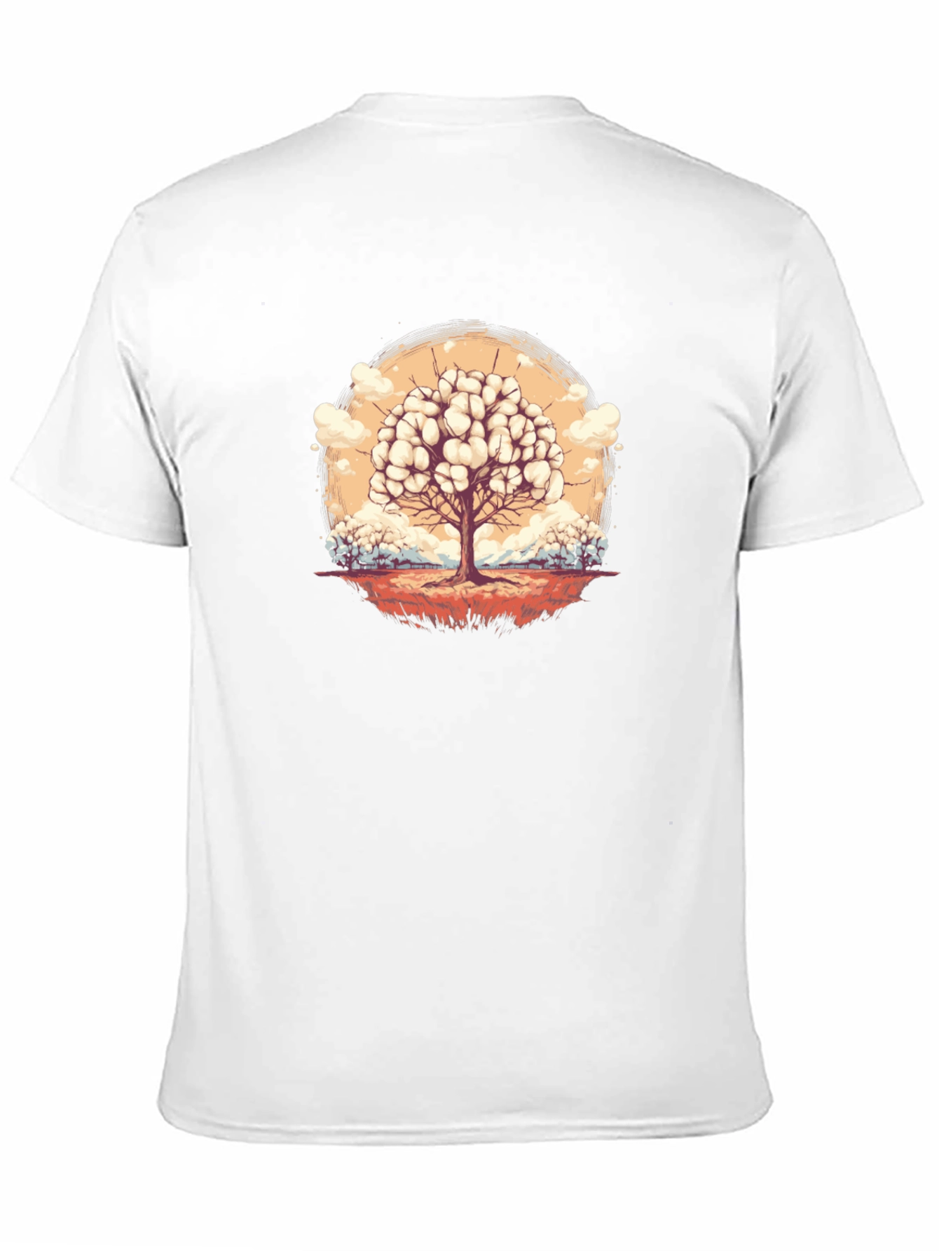 Thinking Tree Graphic Tee - Unique Art Design