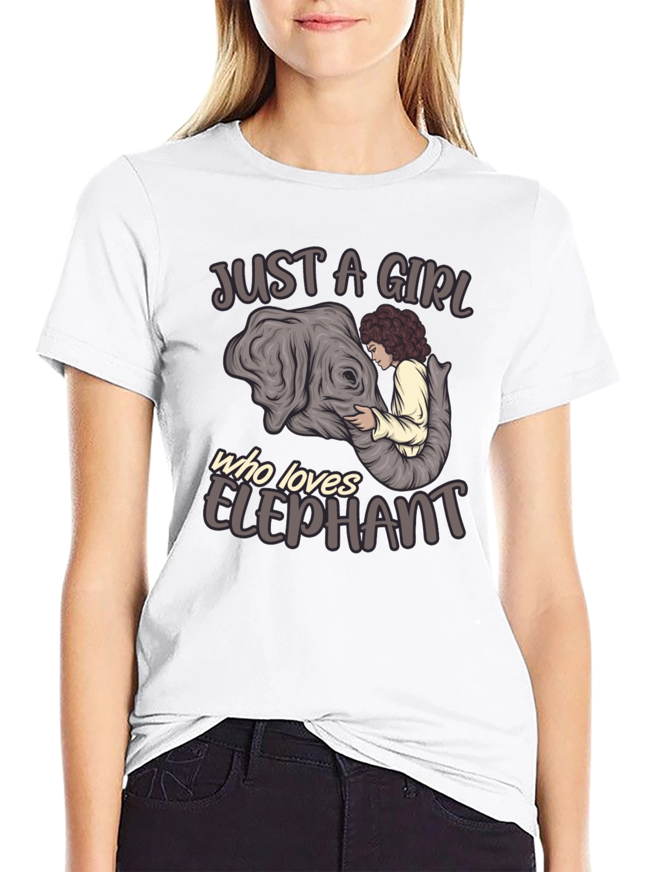 Elephant Lover Girls Graphic Tee