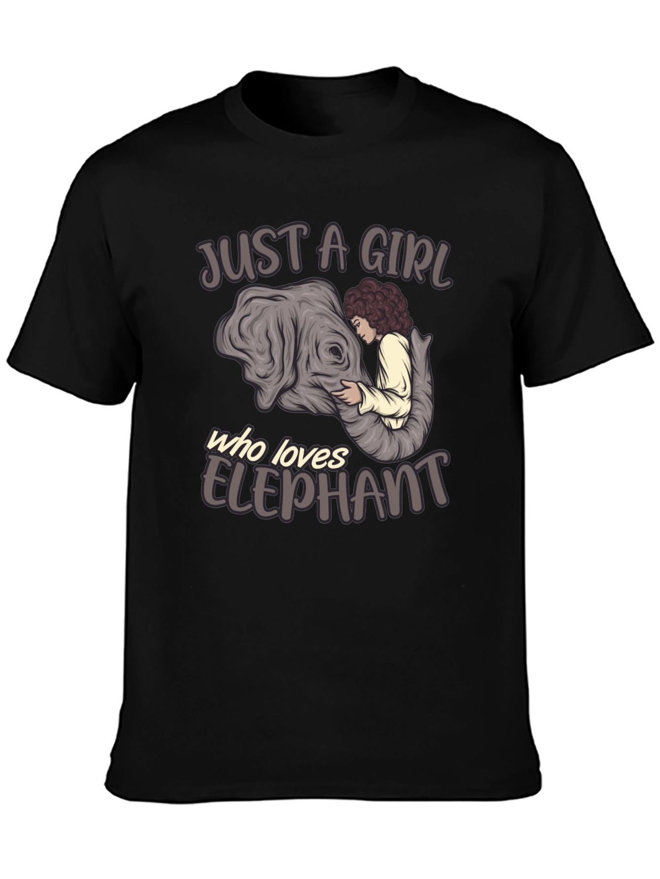 Elephant Lover Girls Graphic Tee