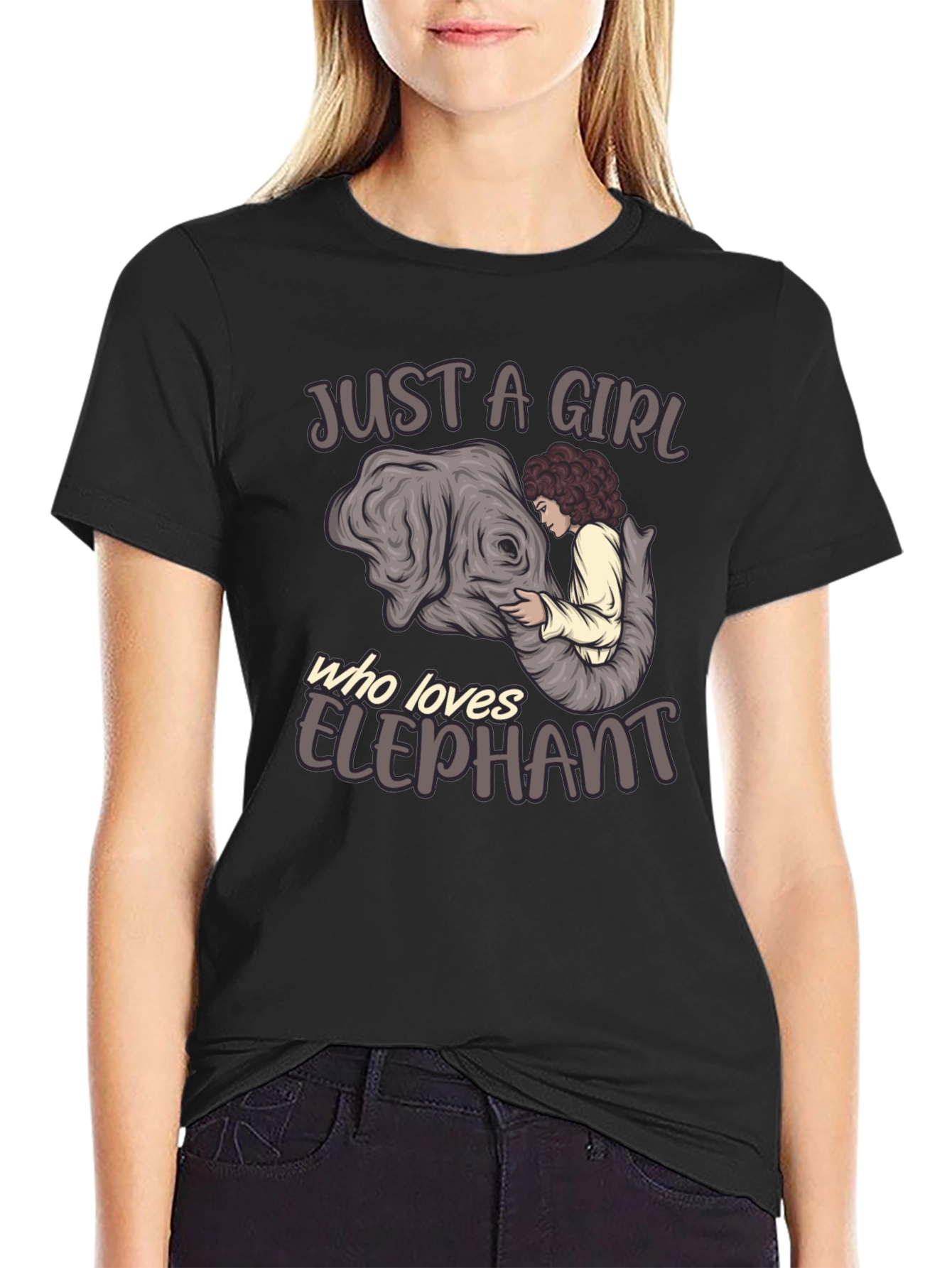 Elephant Lover Girls Graphic Tee