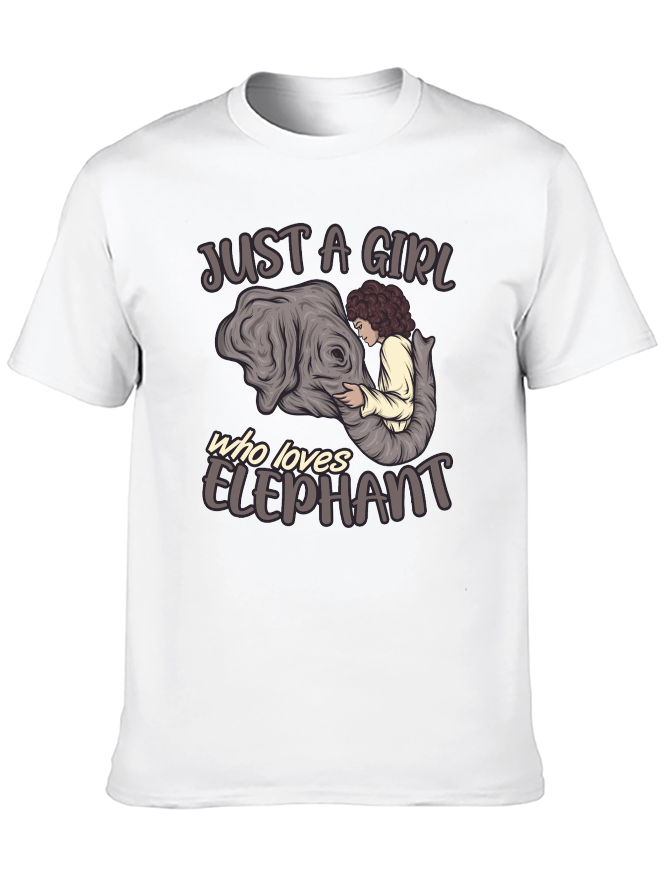 Elephant Lover Girls Graphic Tee