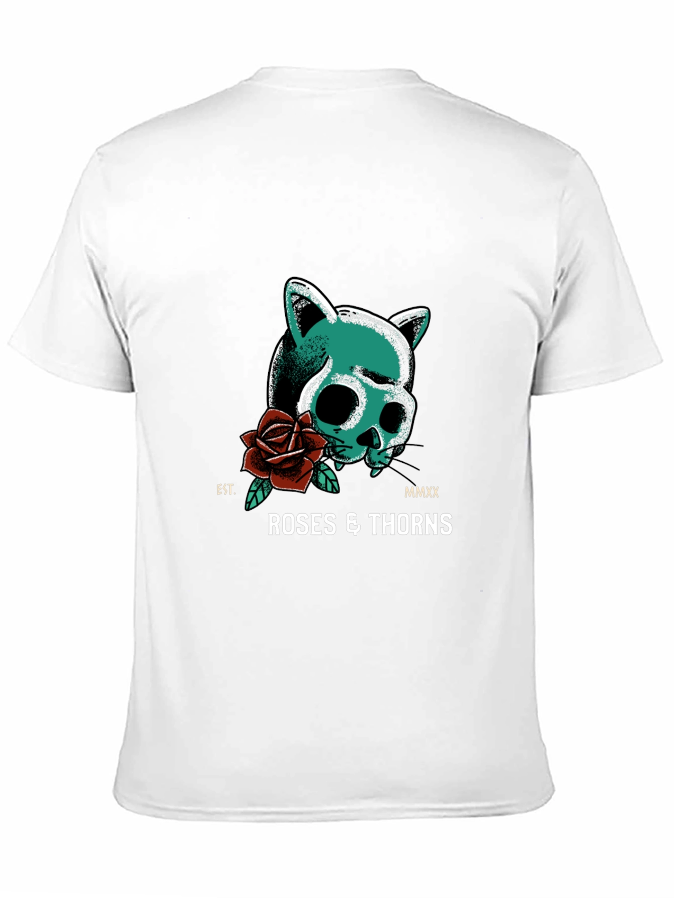 Roses & Thorns Black Graphic Tee