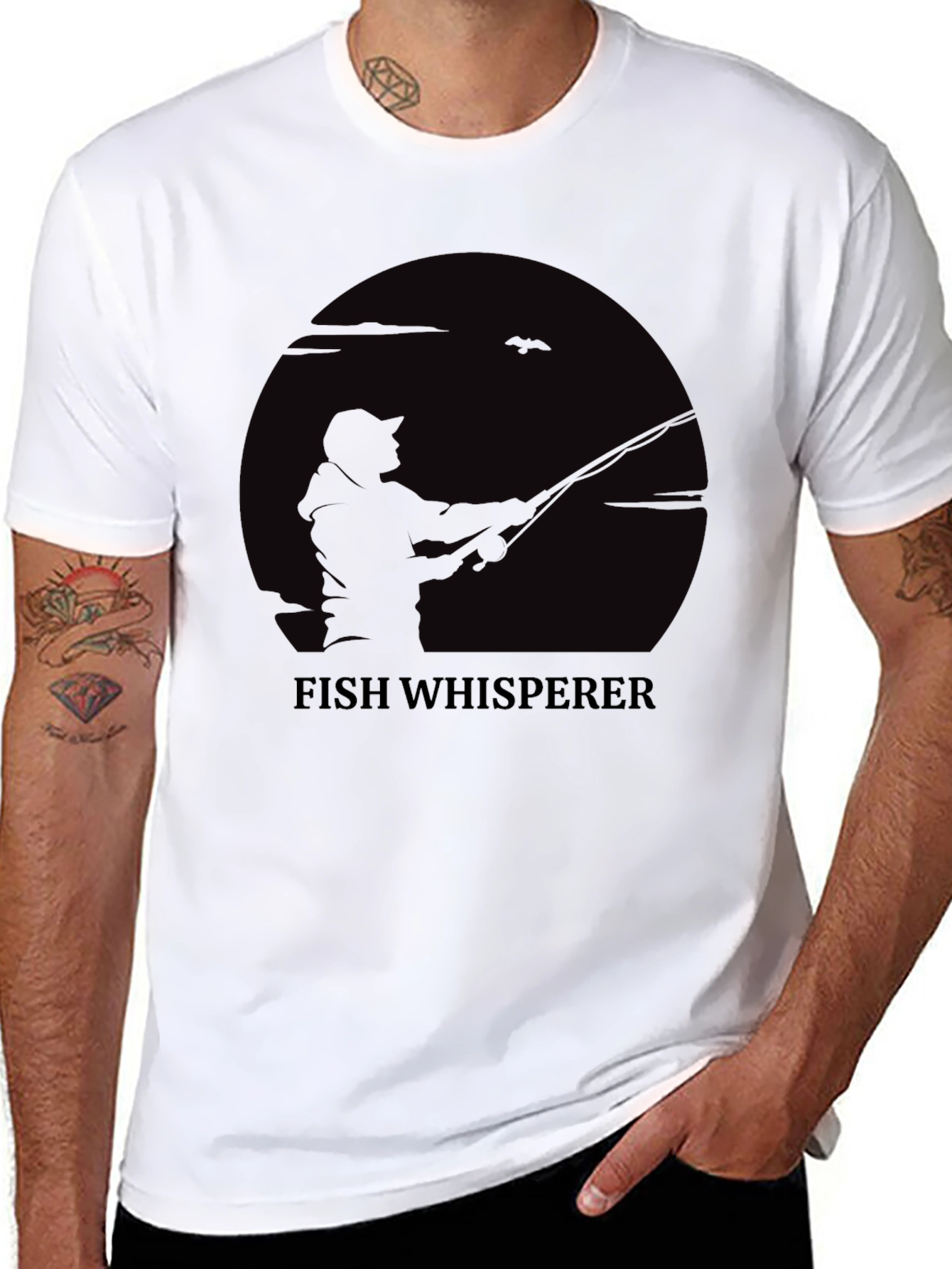 Fish Whisperer T-Shirt - Angler Design