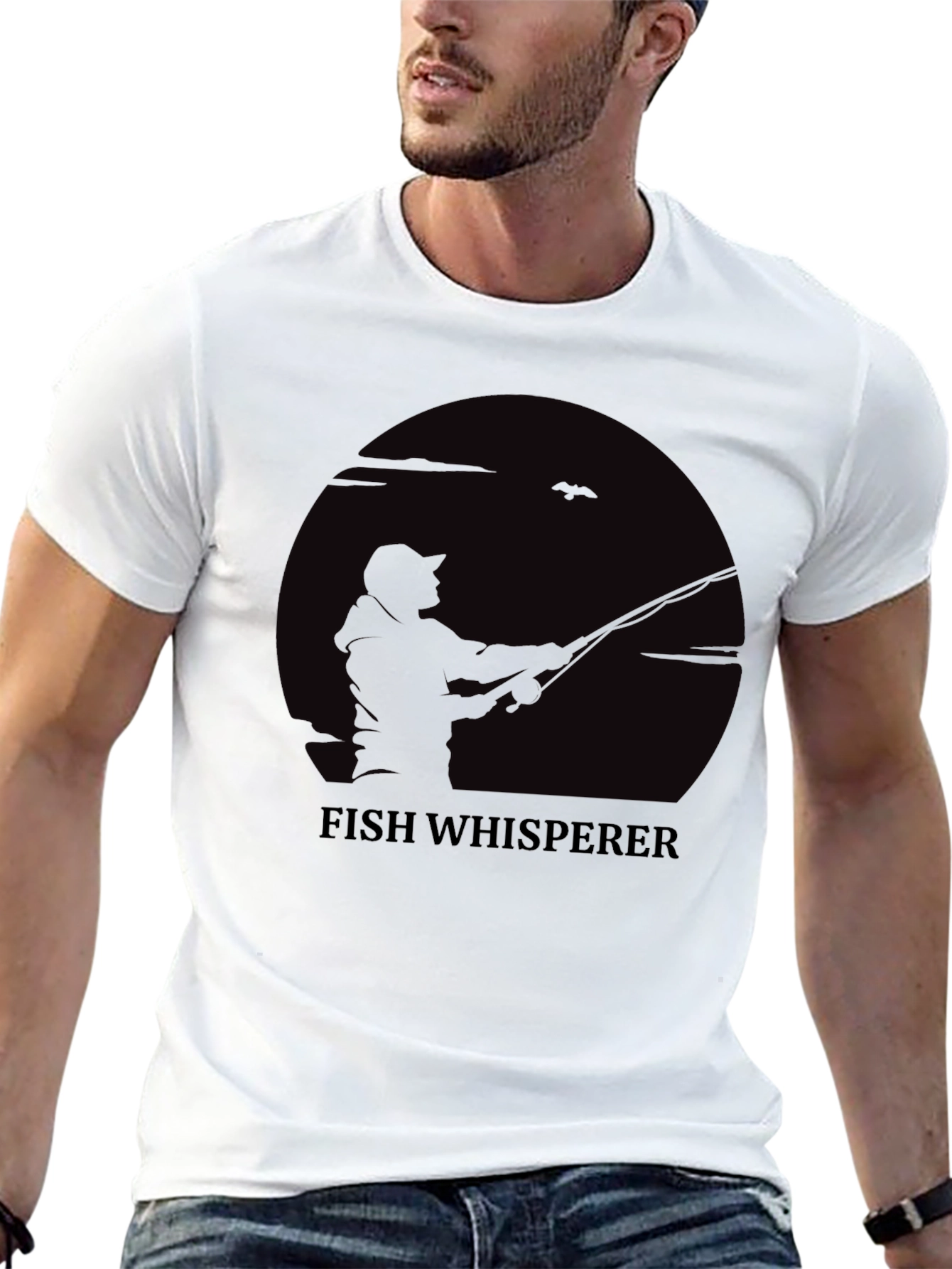 Fish Whisperer T-Shirt - Angler Design