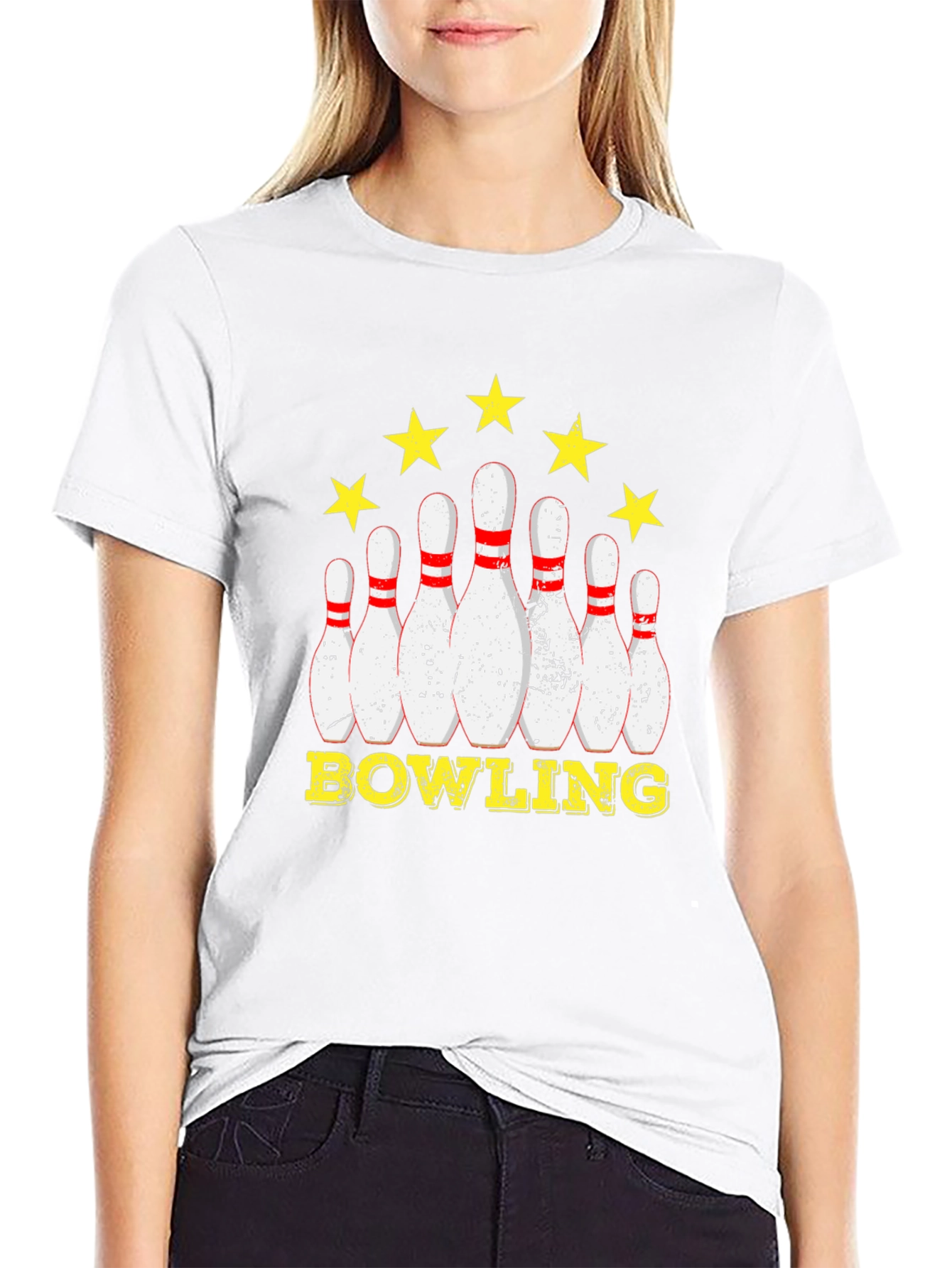 Bowling Star Graphic T-Shirt