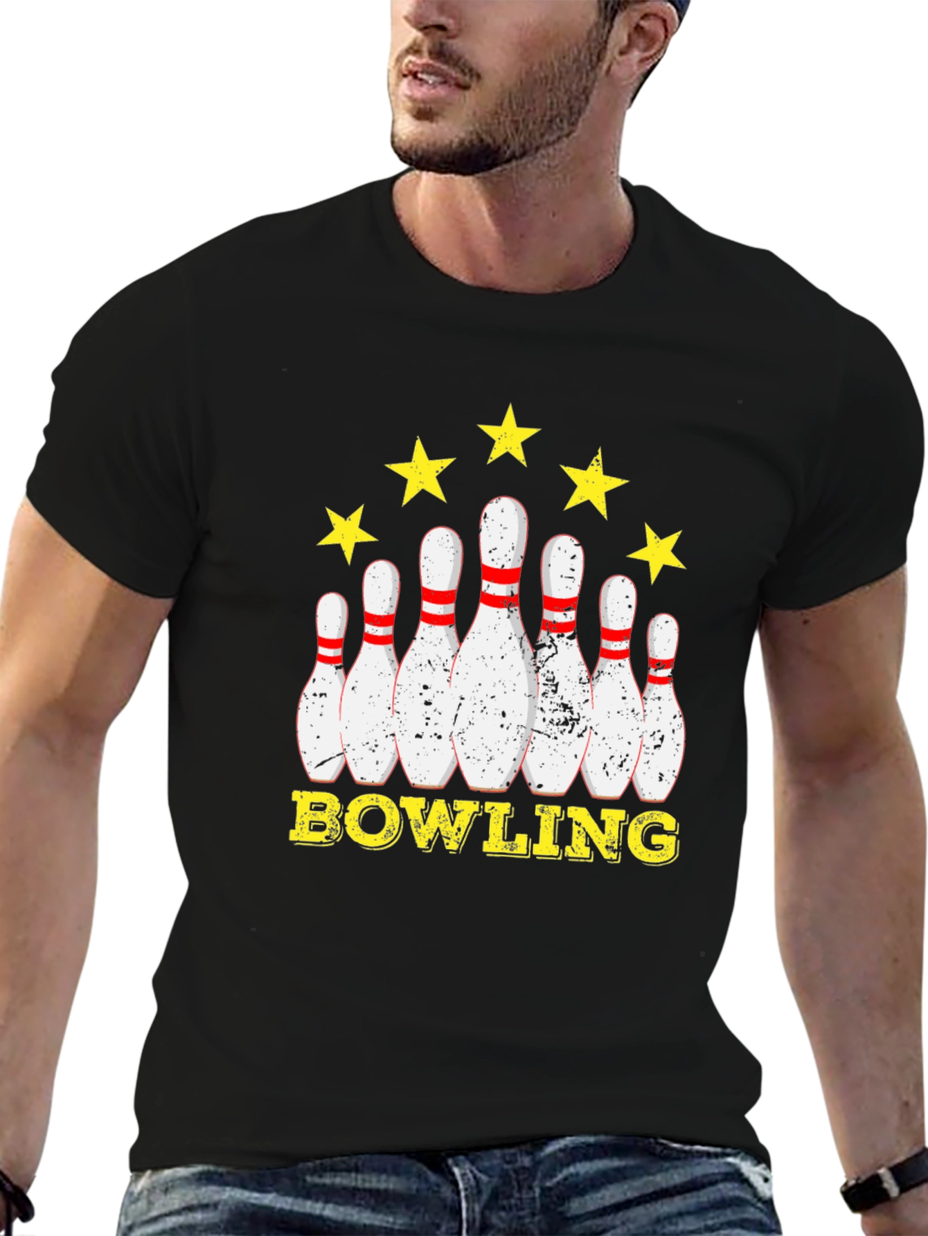 Bowling Star Graphic T-Shirt