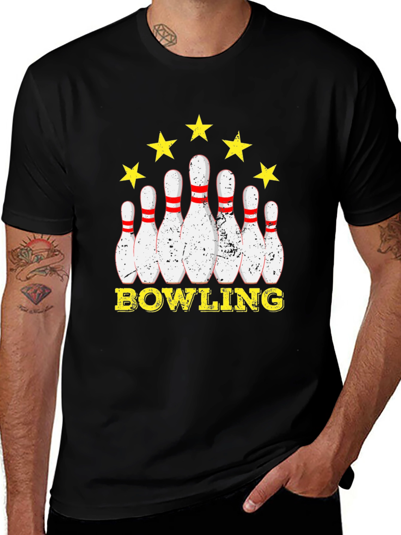 Bowling Star Graphic T-Shirt