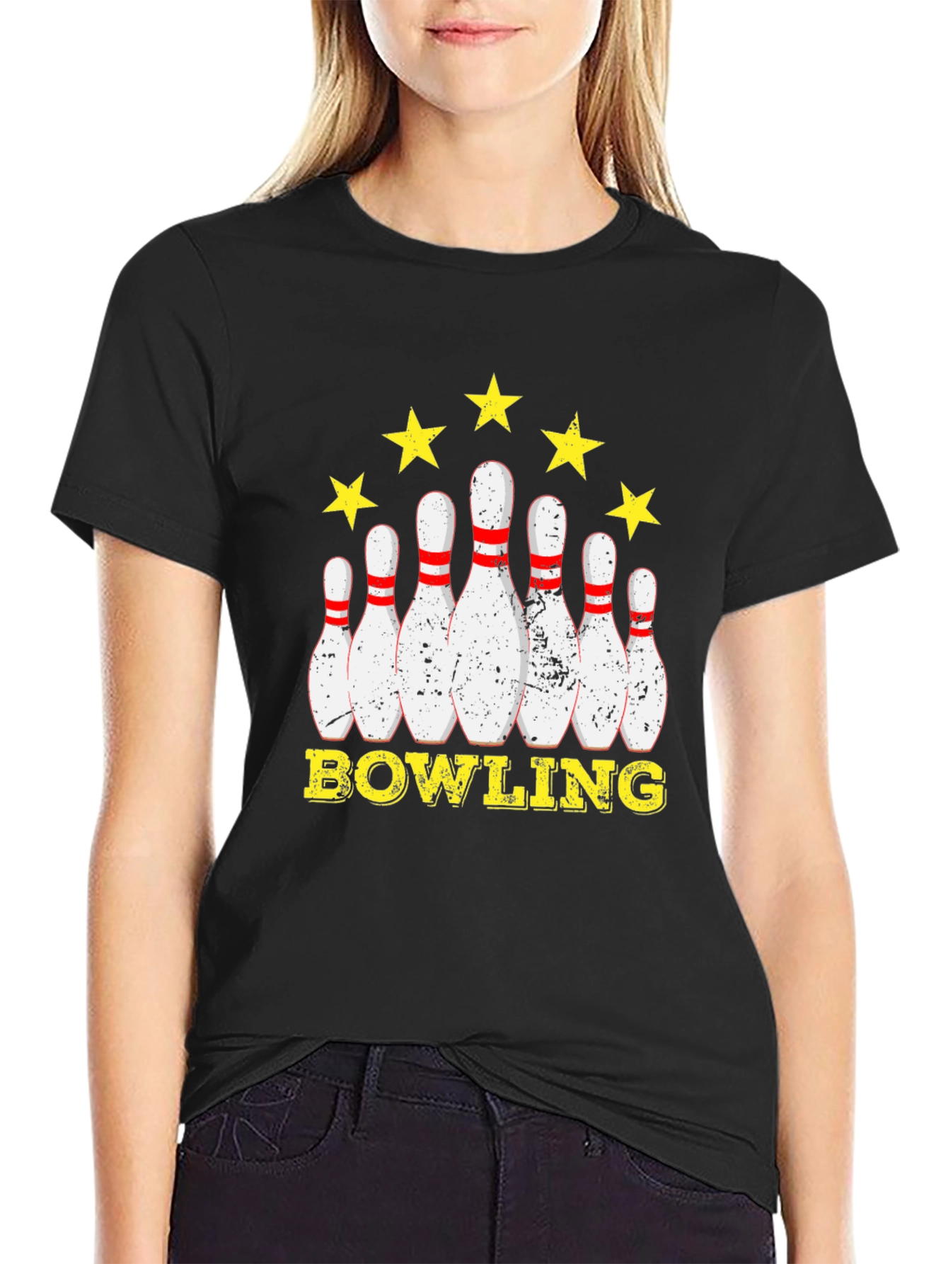 Bowling Star Graphic T-Shirt