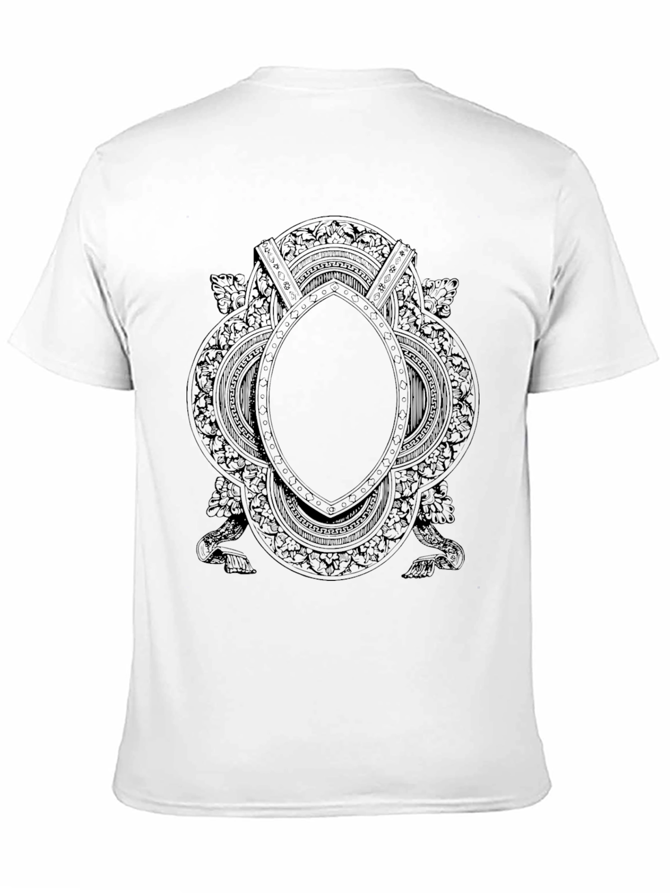 Ornate Emblem Black T-Shirt