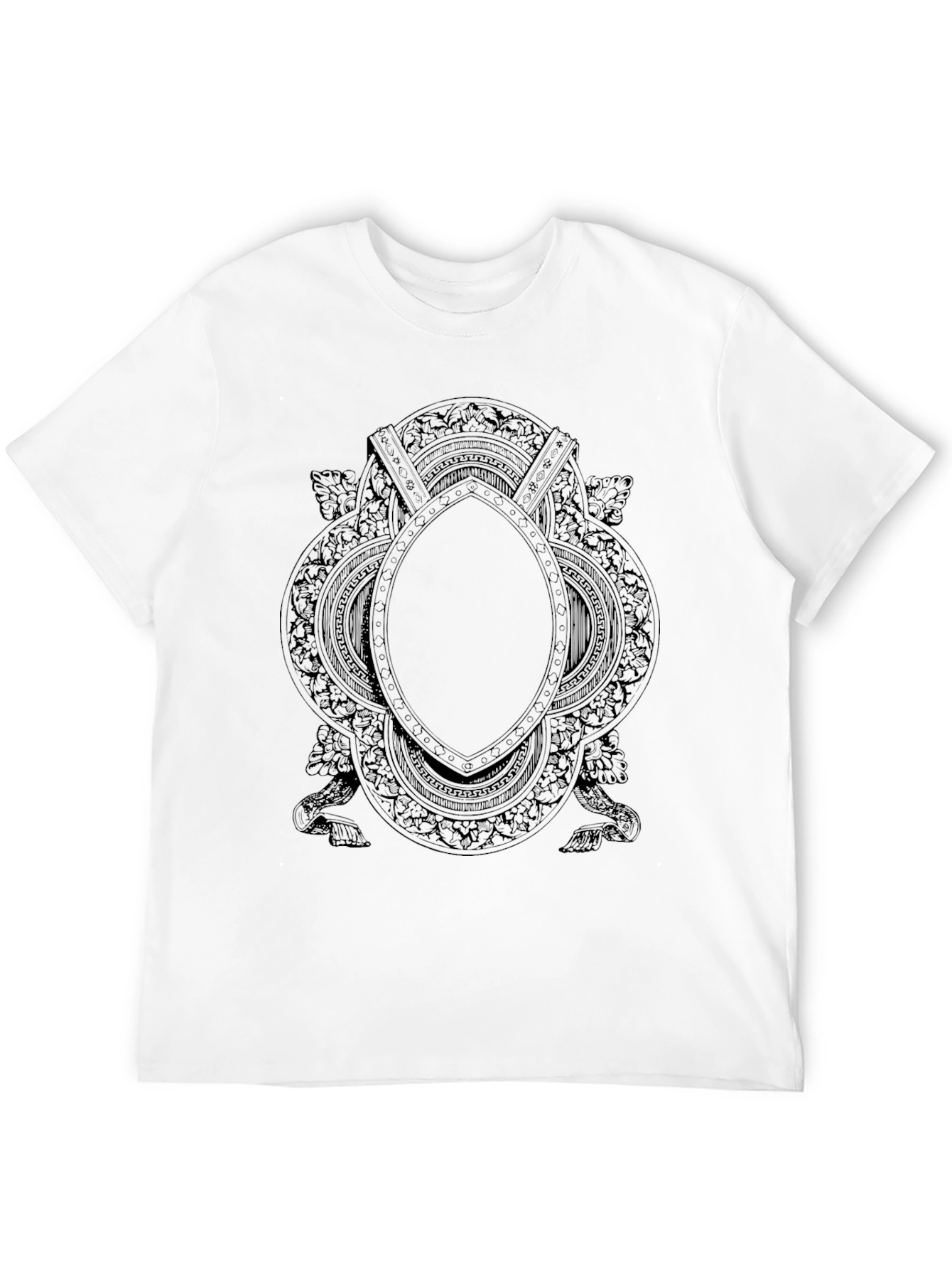 Ornate Emblem Black T-Shirt