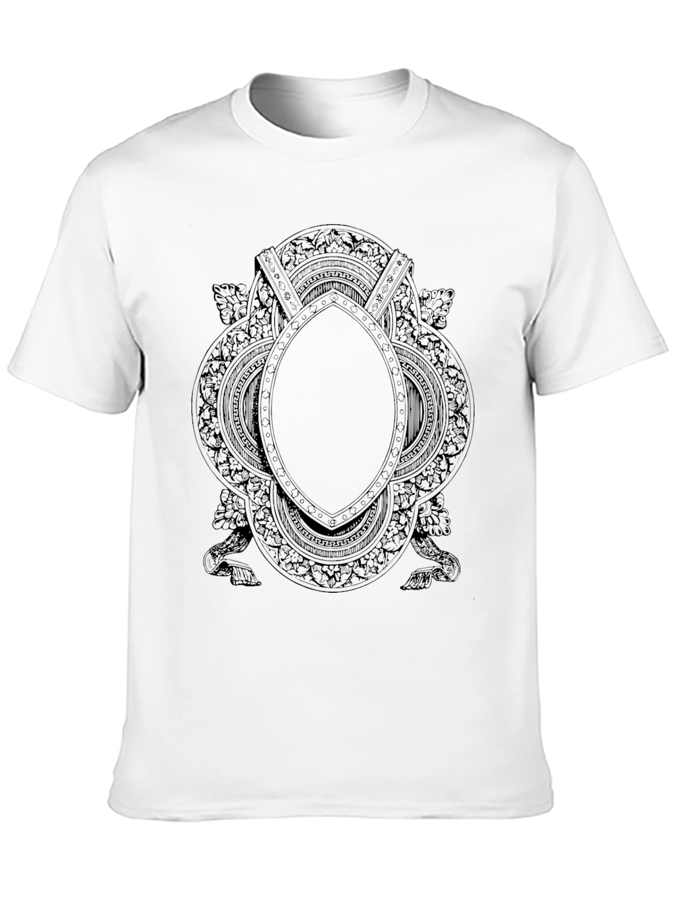 Ornate Emblem Black T-Shirt