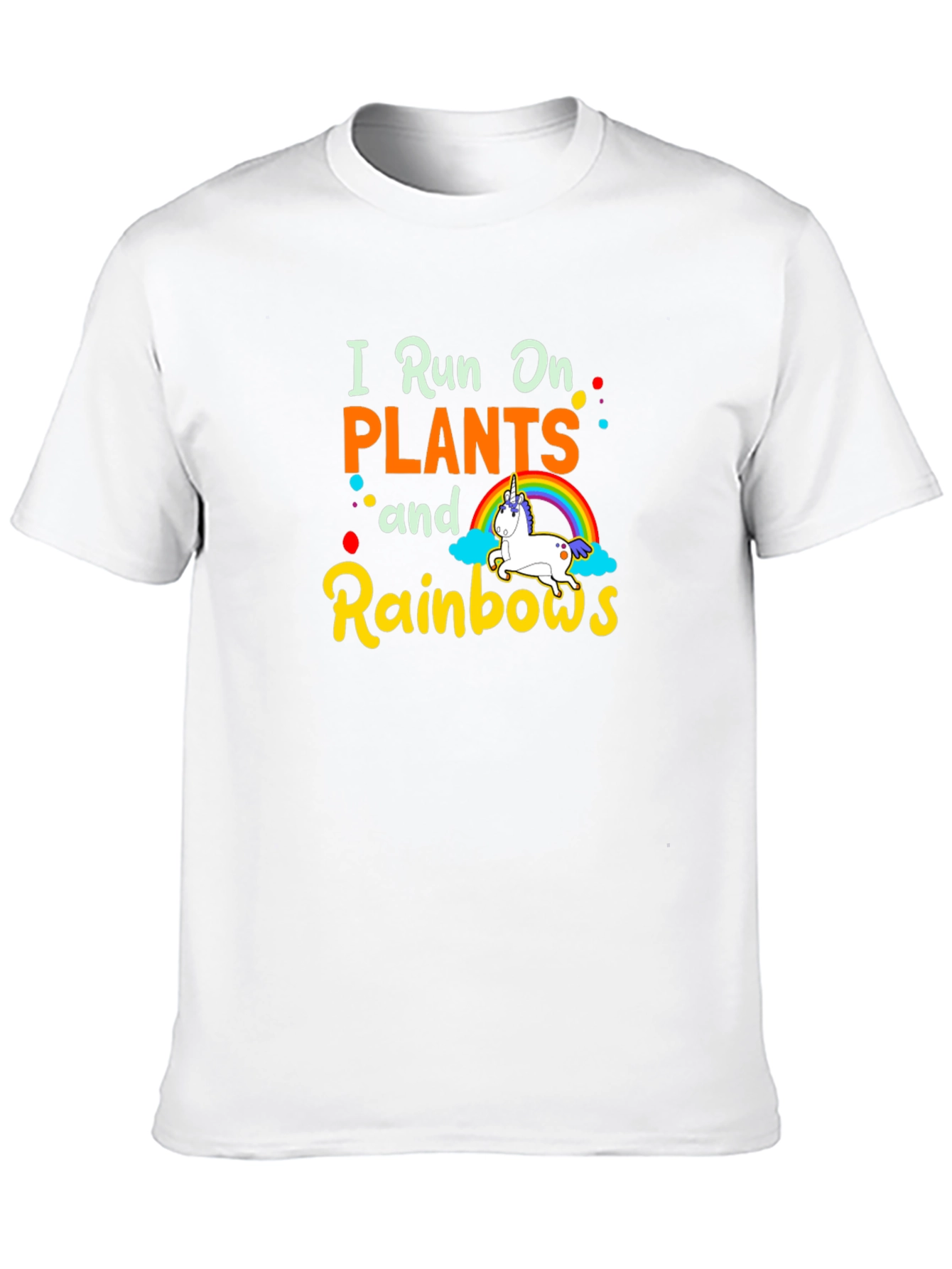 Plants and Rainbows Graphic T-Shirt