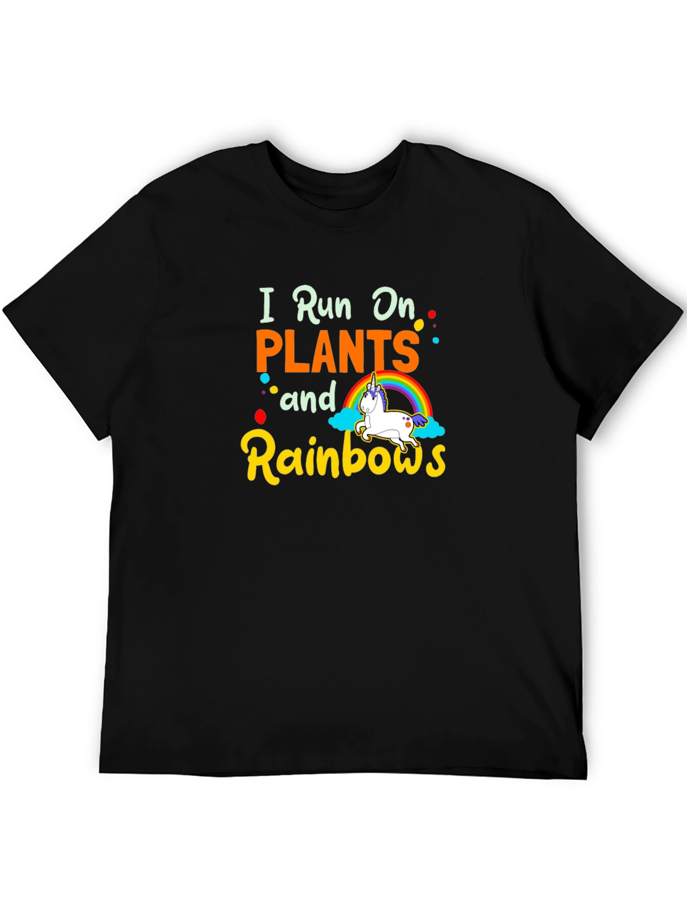 Plants and Rainbows Graphic T-Shirt