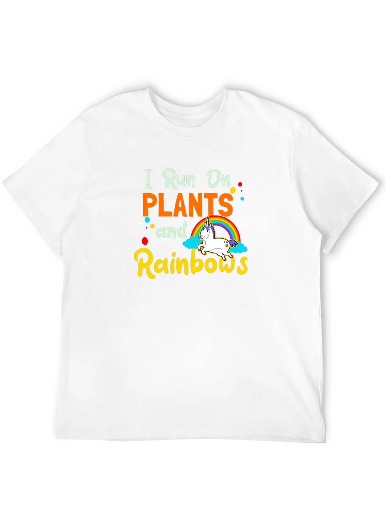 Plants and Rainbows Graphic T-Shirt