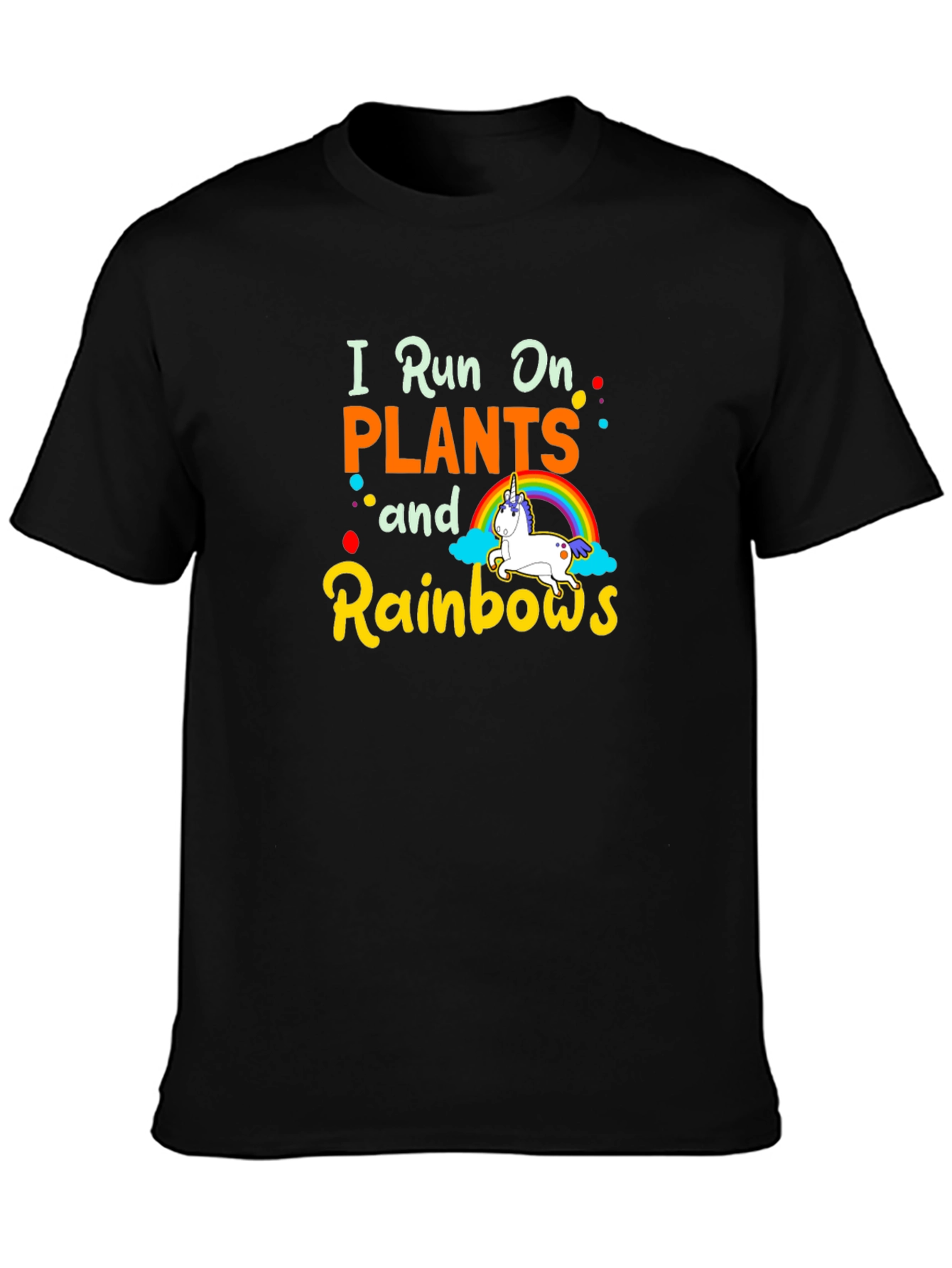 Plants and Rainbows Graphic T-Shirt