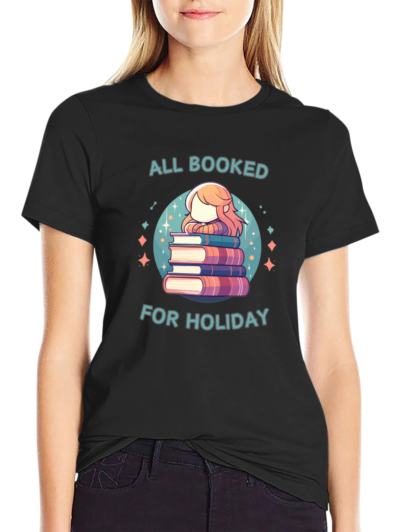 Book Lover Holiday T-Shirt