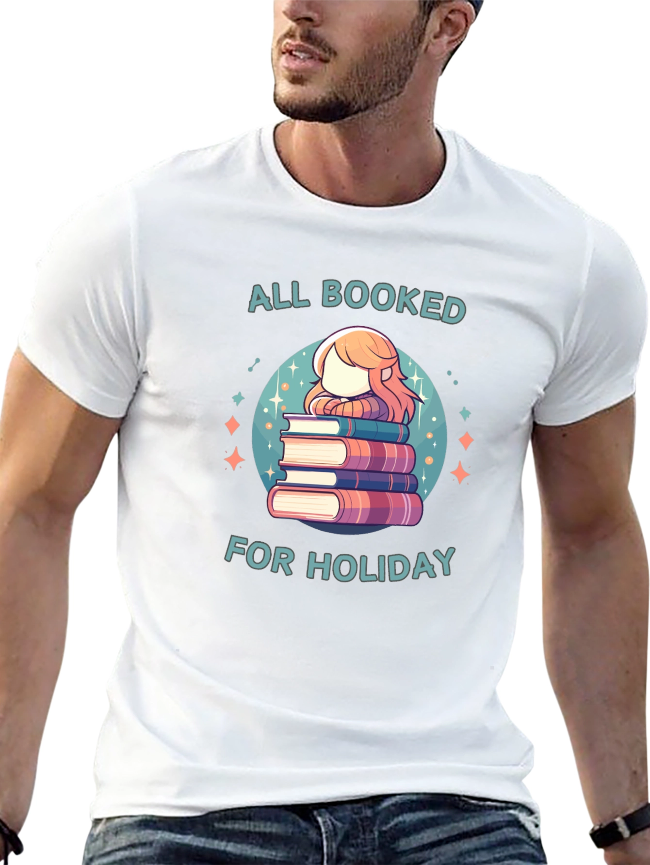 Book Lover Holiday T-Shirt
