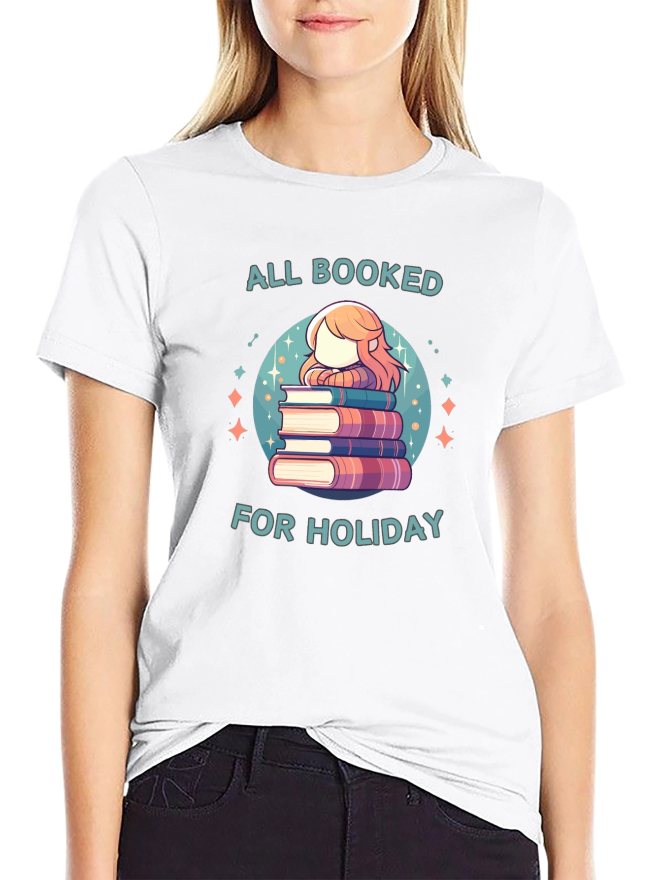 Book Lover Holiday T-Shirt