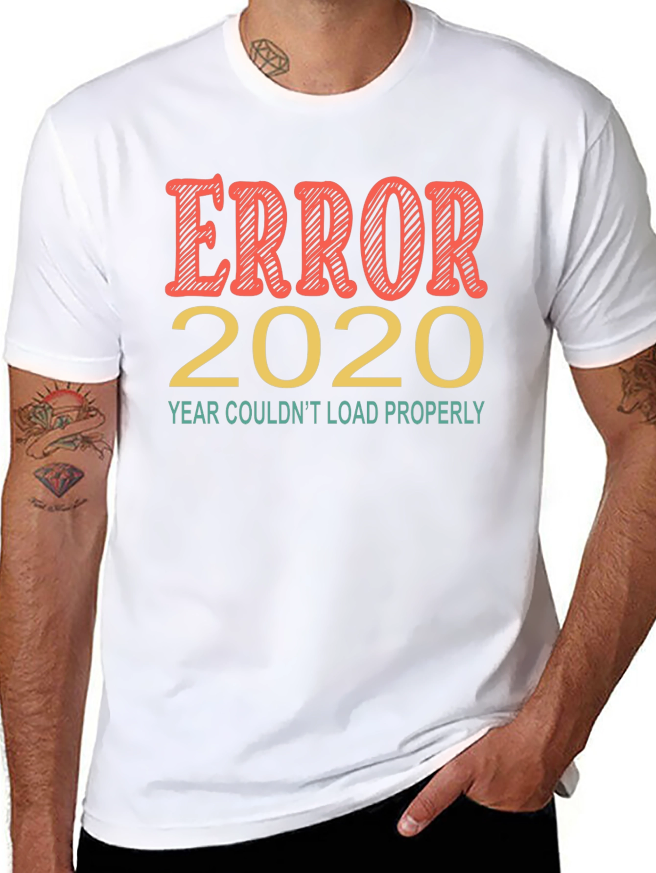 Error 2020 Funny Graphic Tee