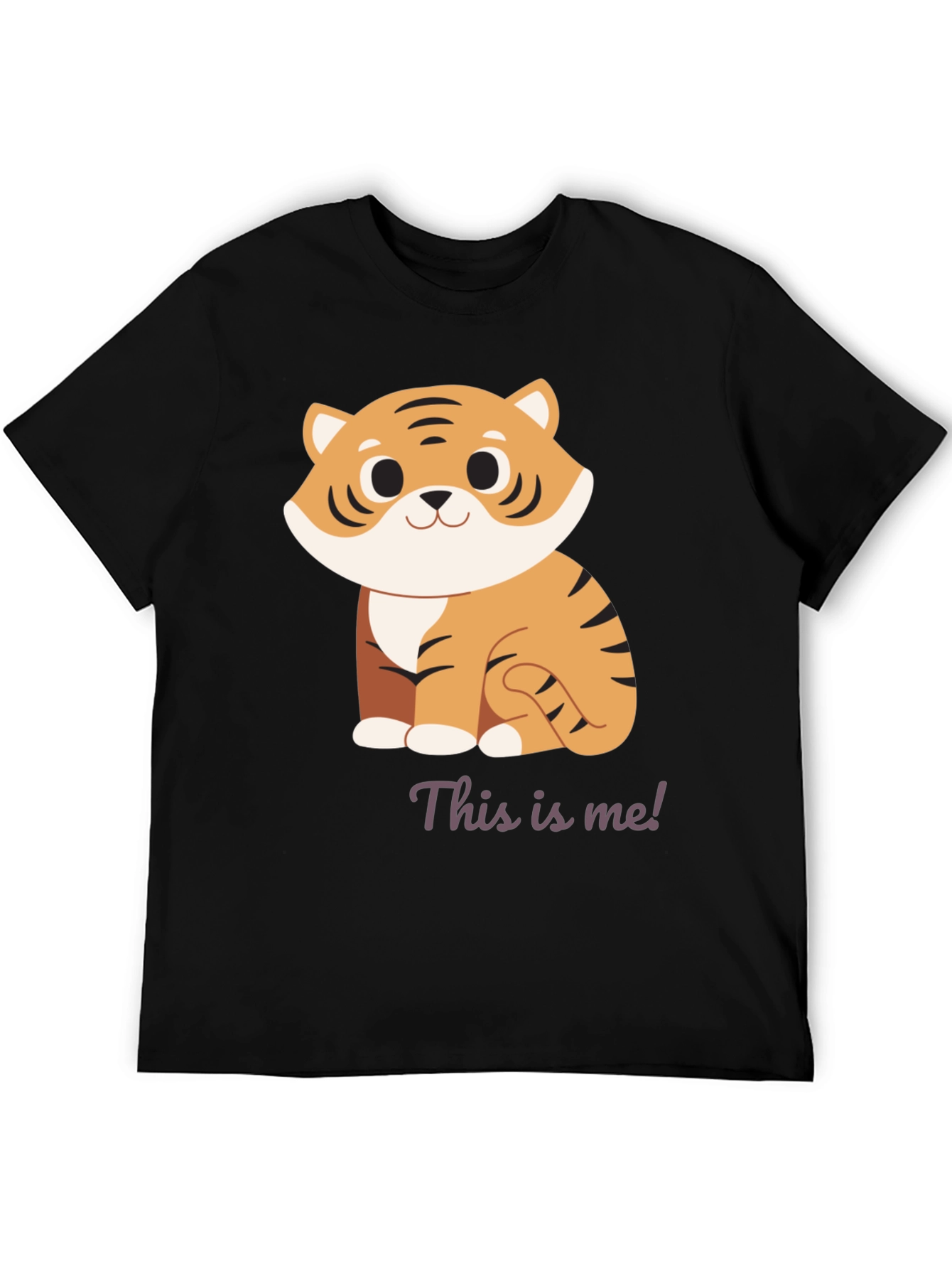 Cute Tiger Graphic T-Shirt - This Is Me!