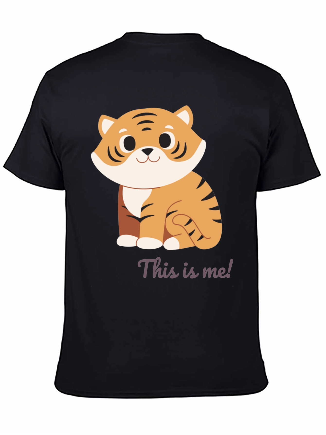 Cute Tiger Graphic T-Shirt - This Is Me!