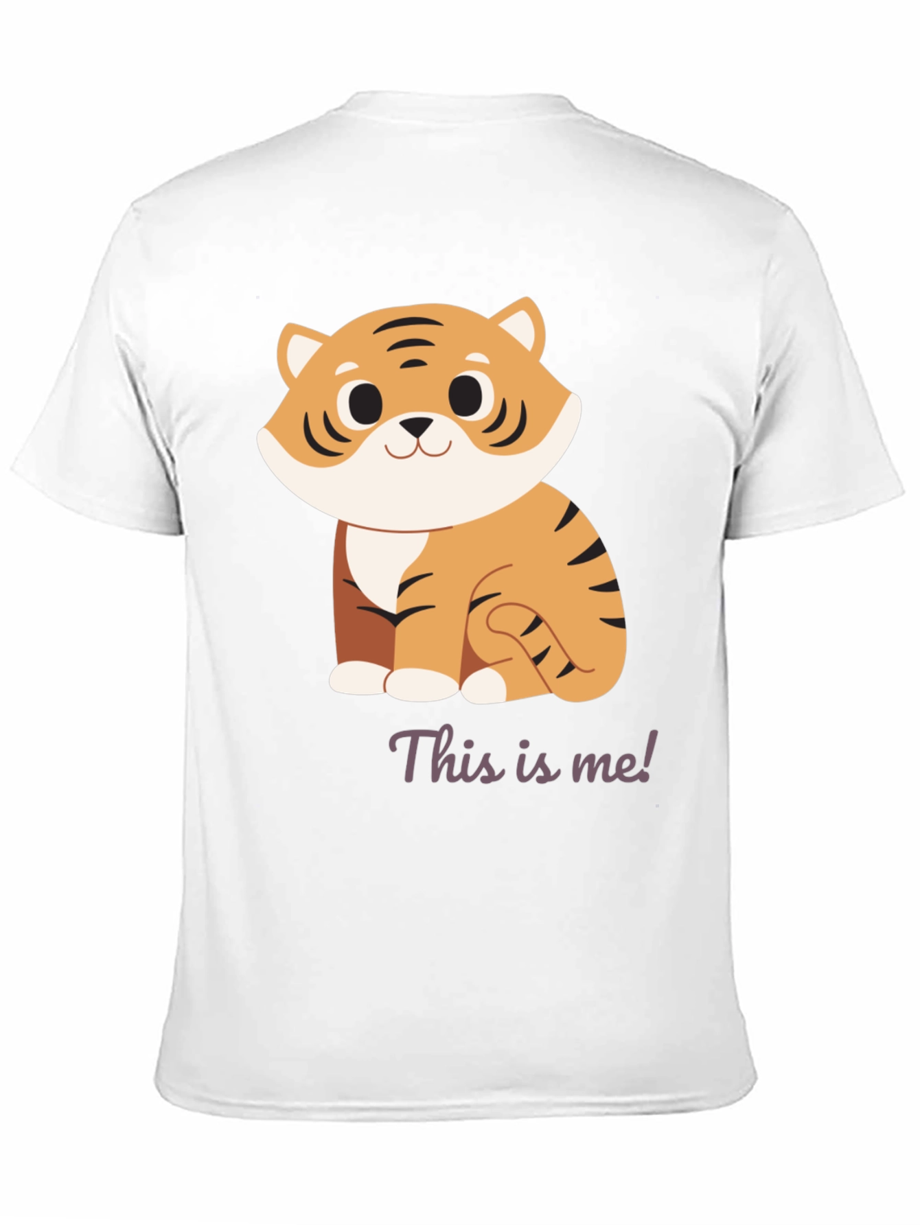Cute Tiger Graphic T-Shirt - This Is Me!