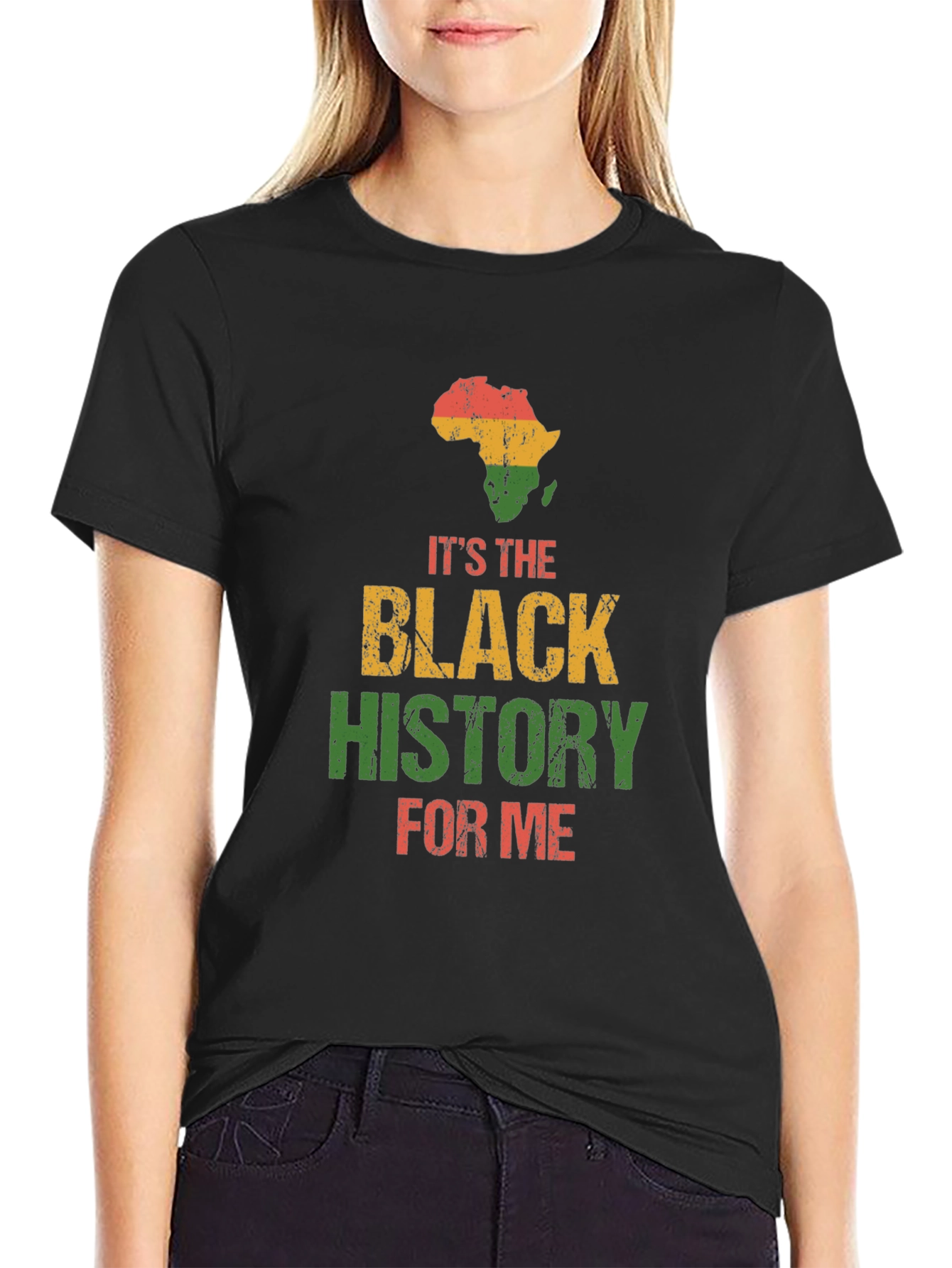 Black History T-Shirt - Africa Map Pride