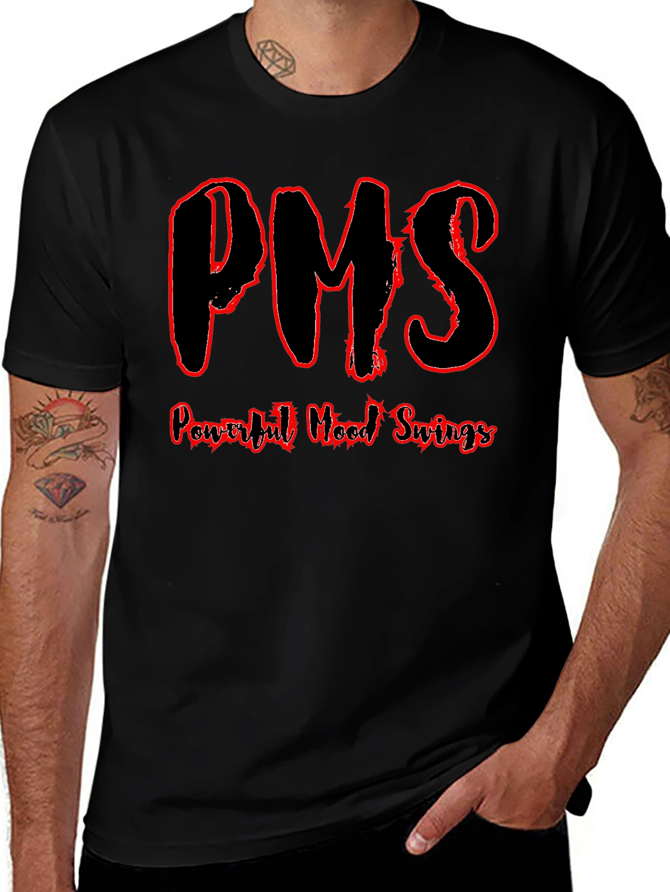 PMS Powerful Mood Swings Funny T-Shirt