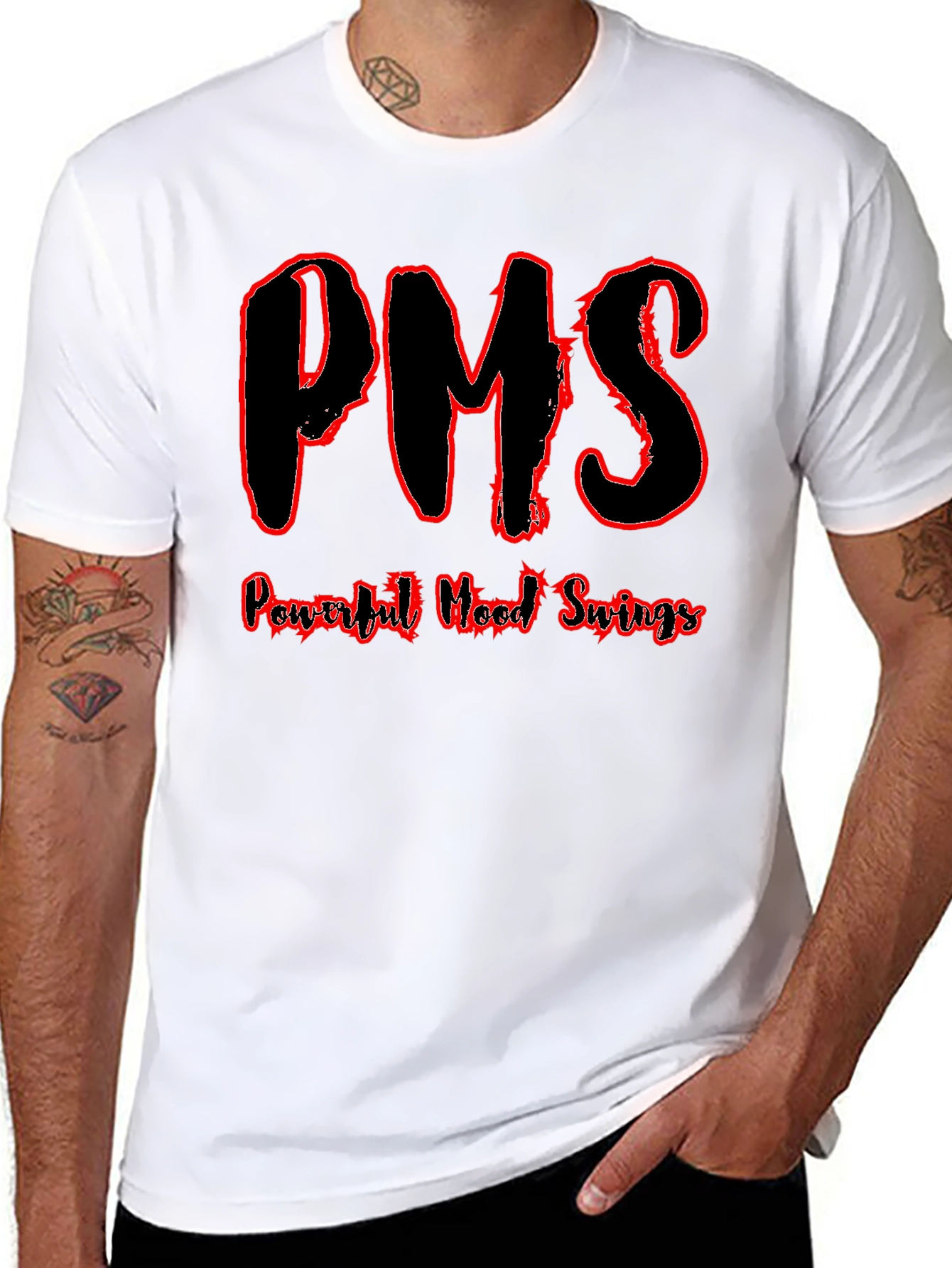 PMS Powerful Mood Swings Funny T-Shirt