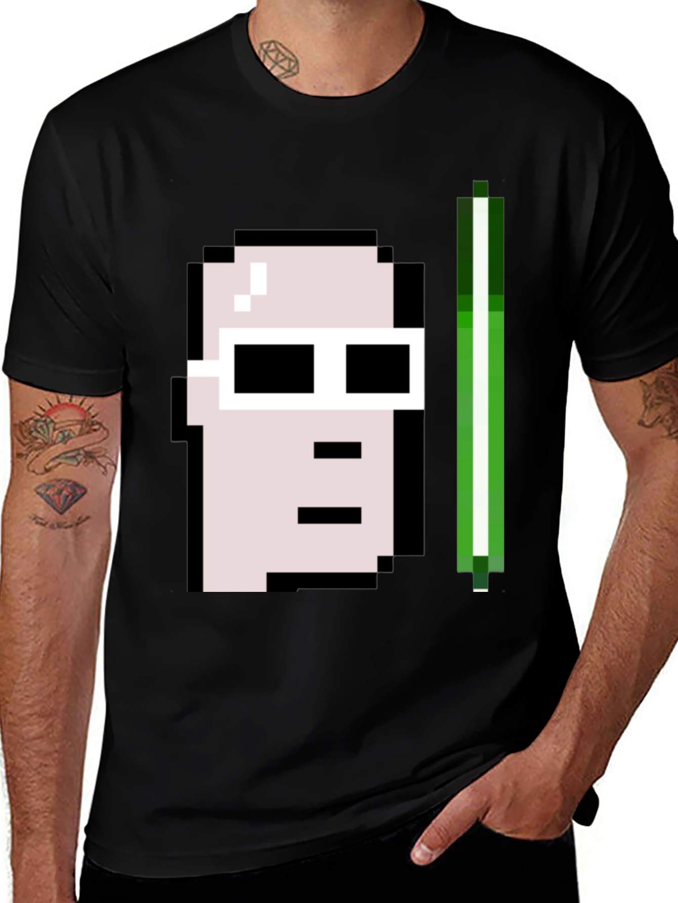 Pixel Punk Graphic Tee - Retro Gaming Style