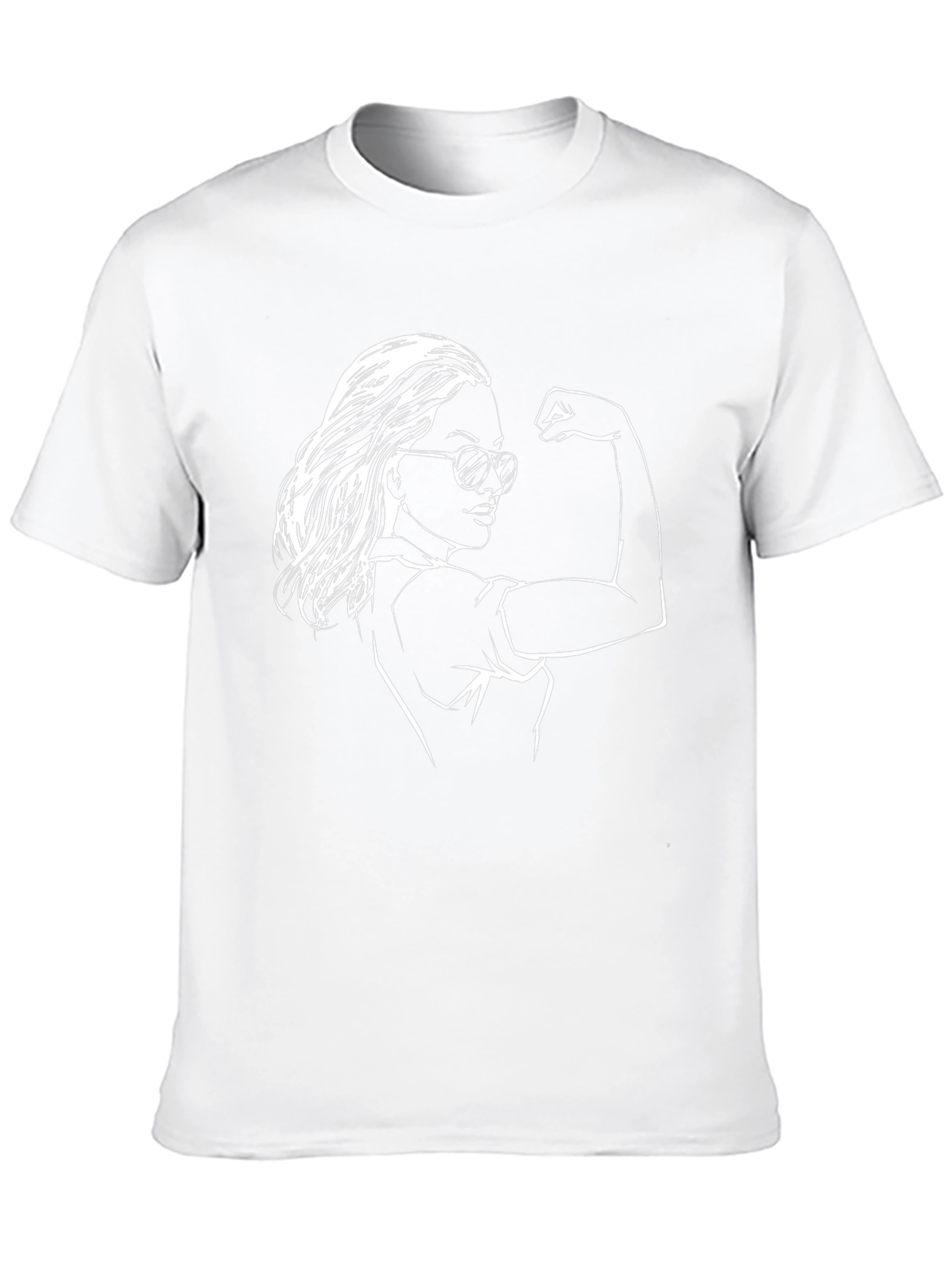 Empowered Woman Graphic Tee - Black