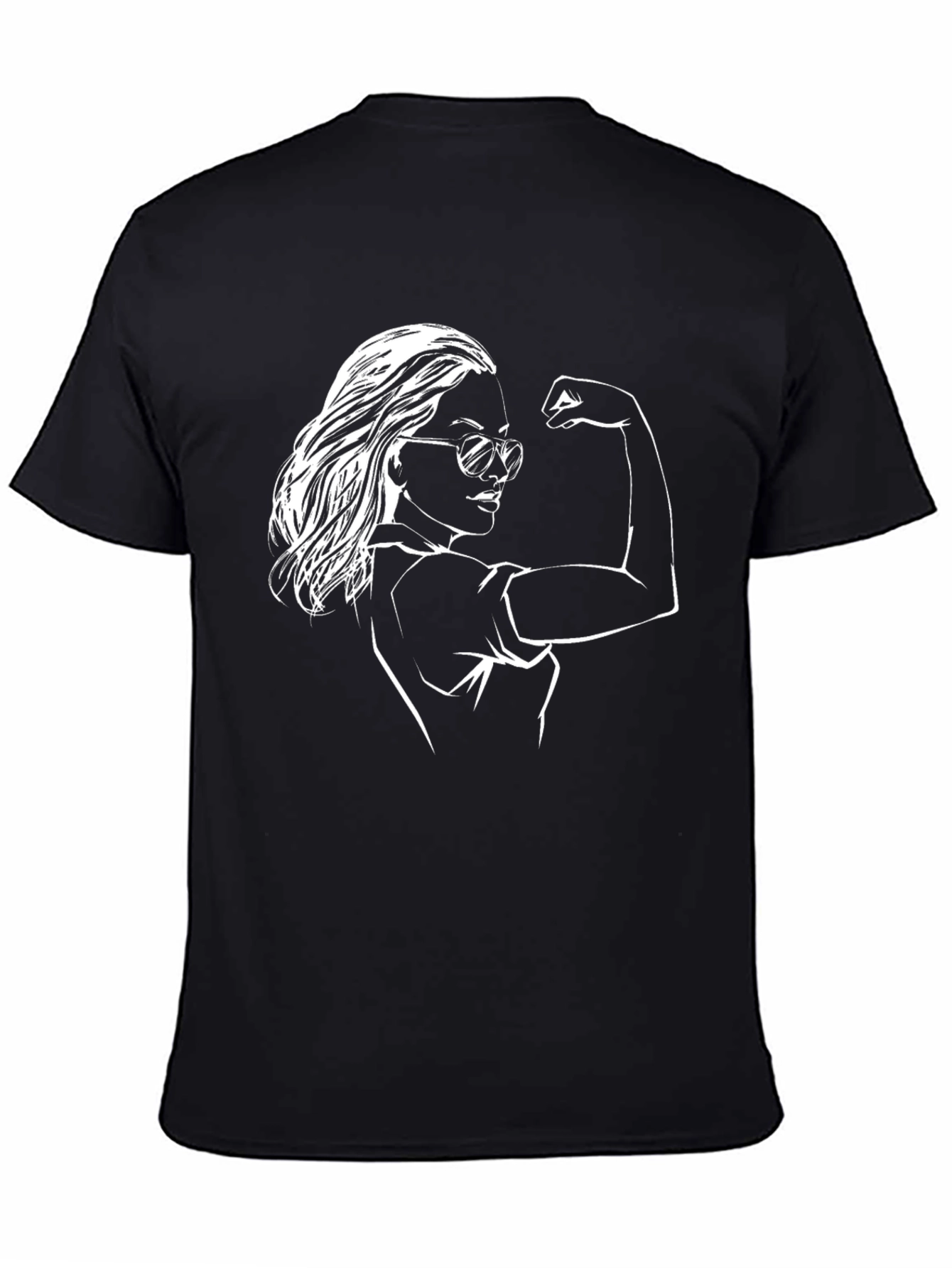 Empowered Woman Graphic Tee - Black
