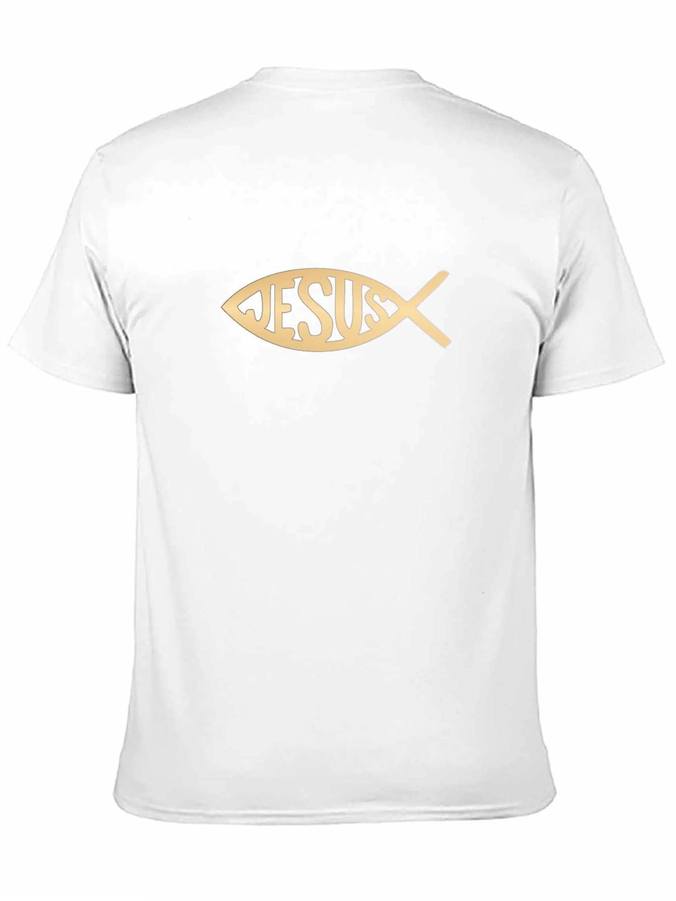 Jesus Fish Graphic Tee - Black Christian T-Shirt