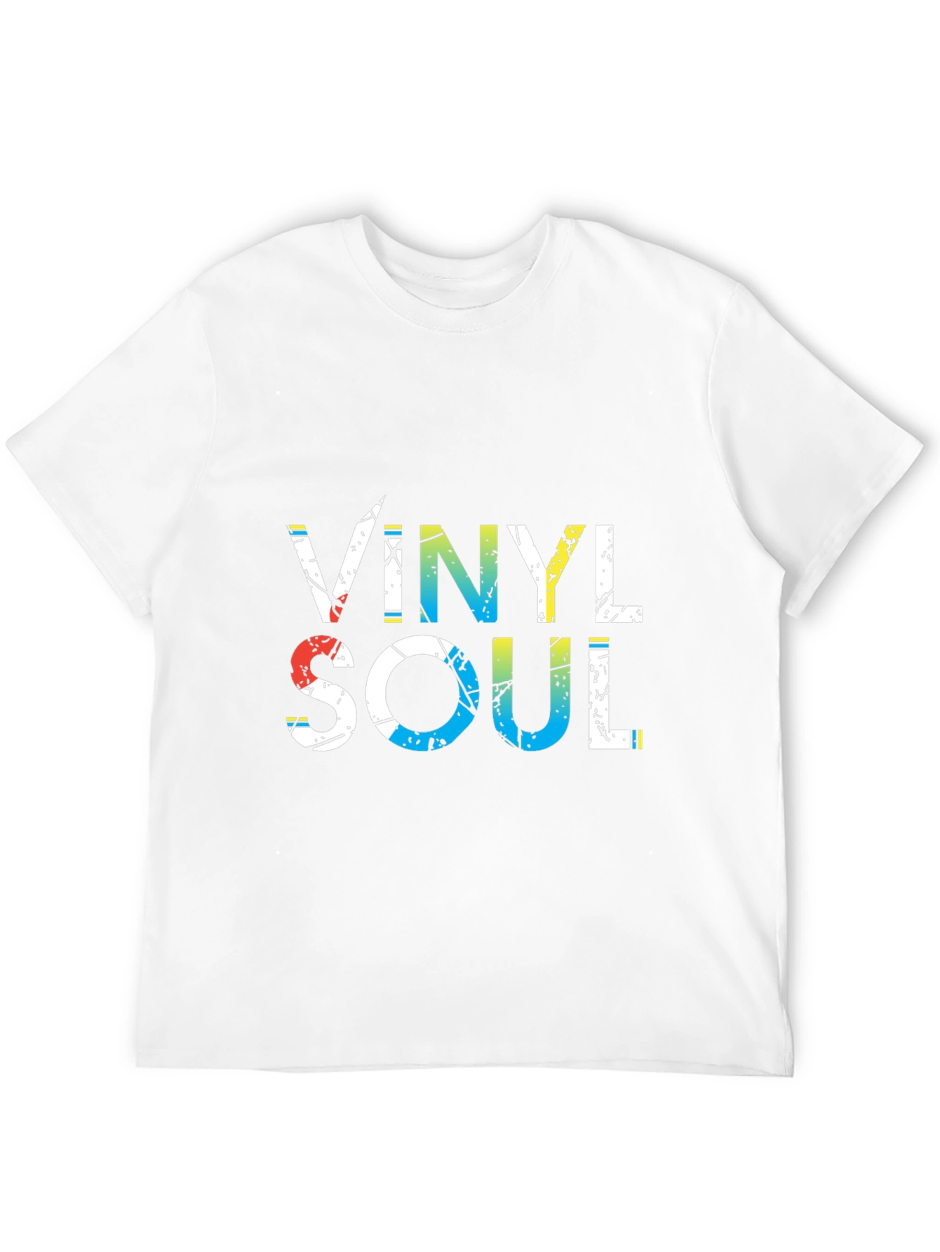 Vinyl Soul Graphic Tee - Black Cotton Blend