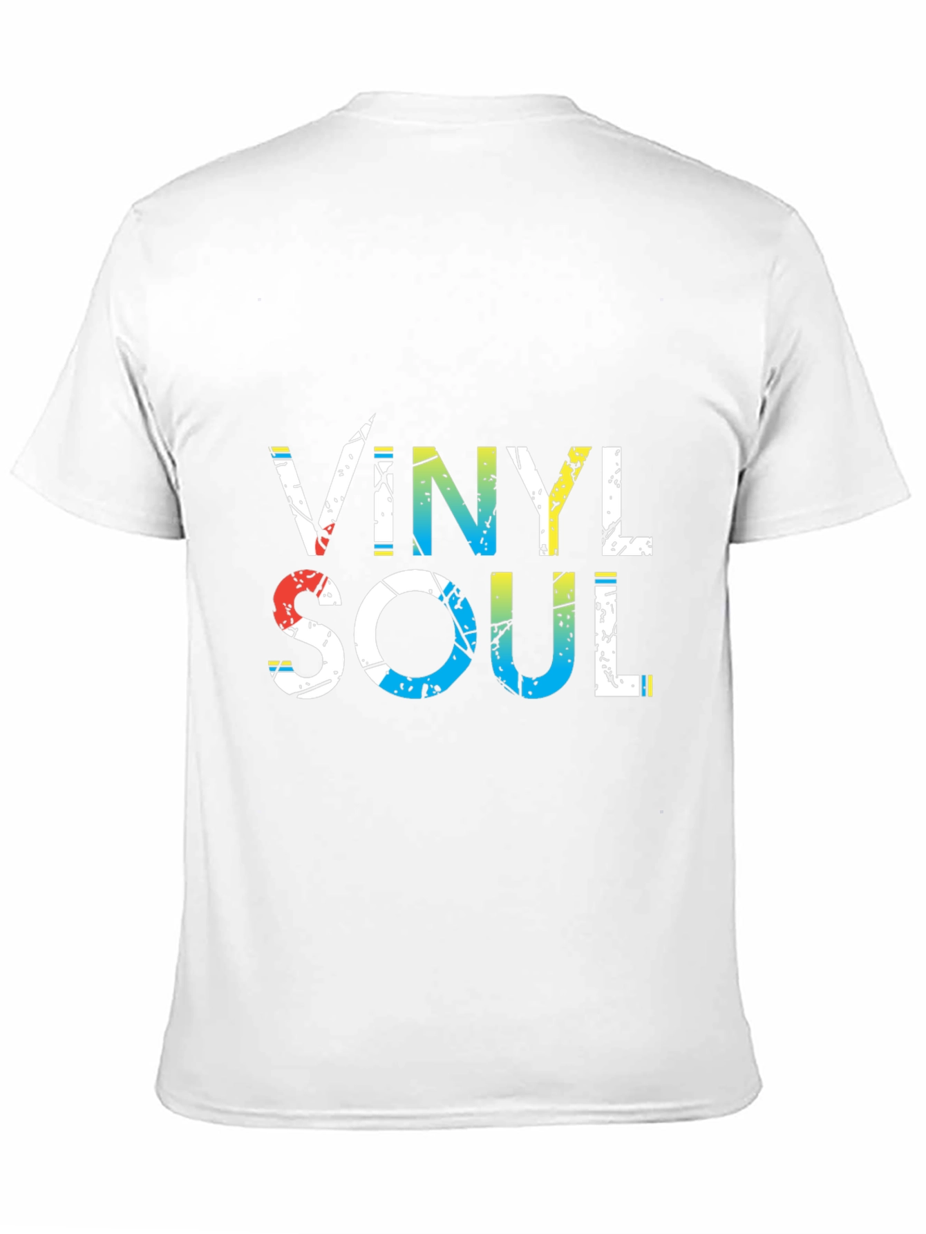 Vinyl Soul Graphic Tee - Black Cotton Blend